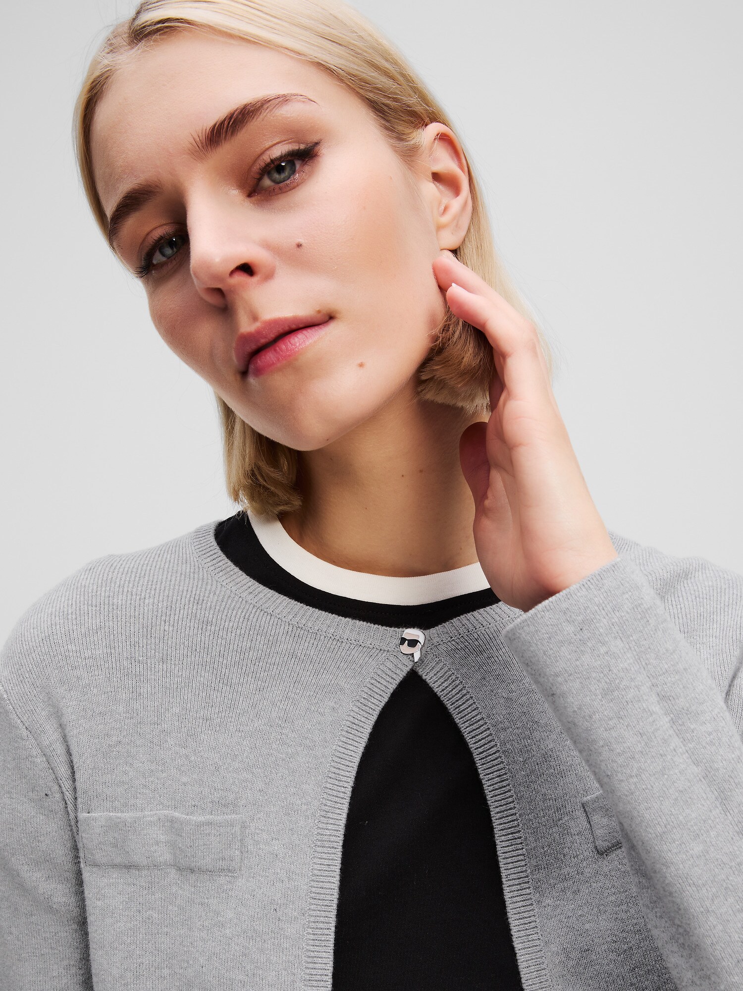 Thumbnail - Karl Lagerfeld Strickjacke