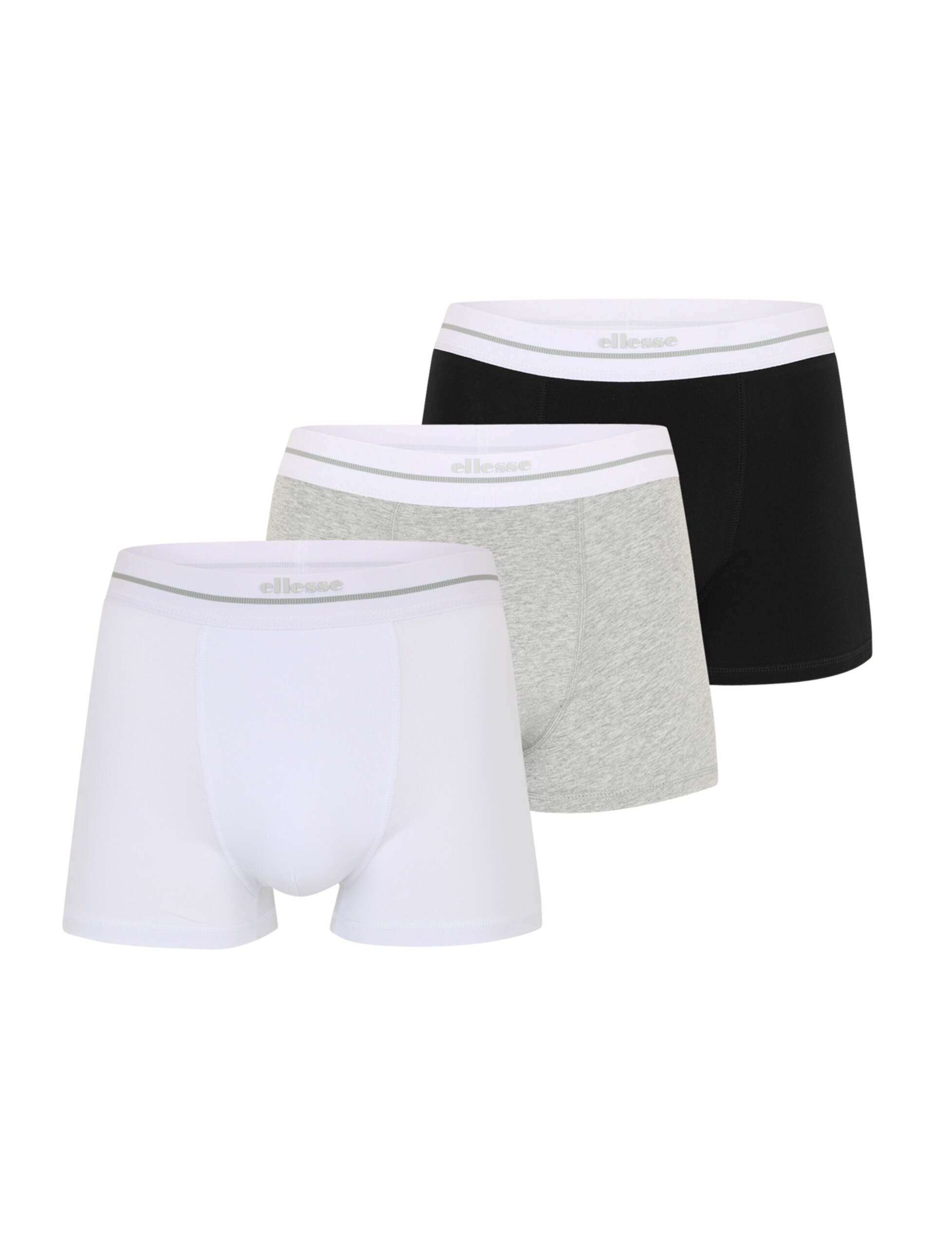 ELLES Boxershorts 'Ambria' grå / svart herr