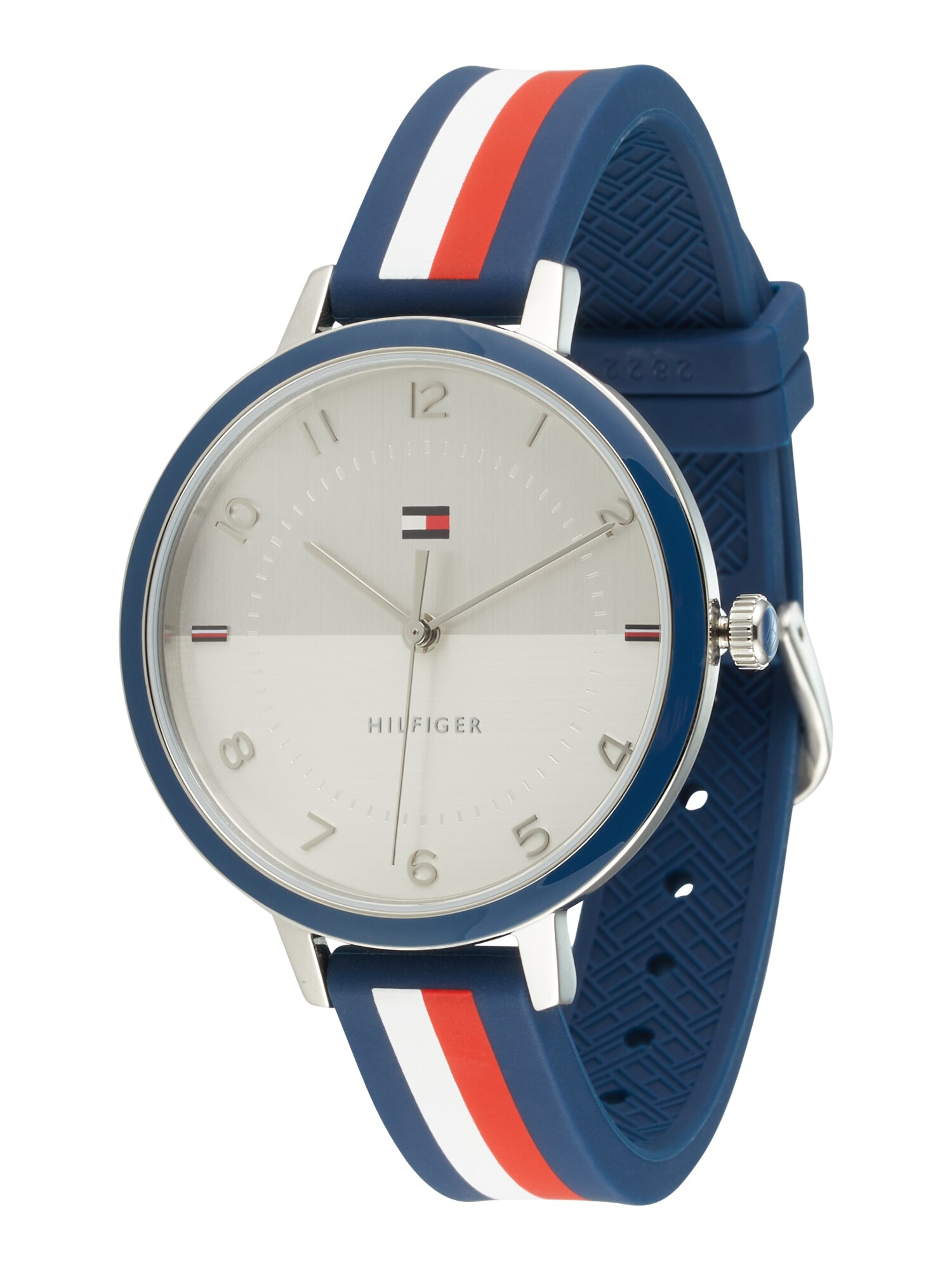 TOMMY HILFIGER Relógios analógicos  azul / granadina / branco