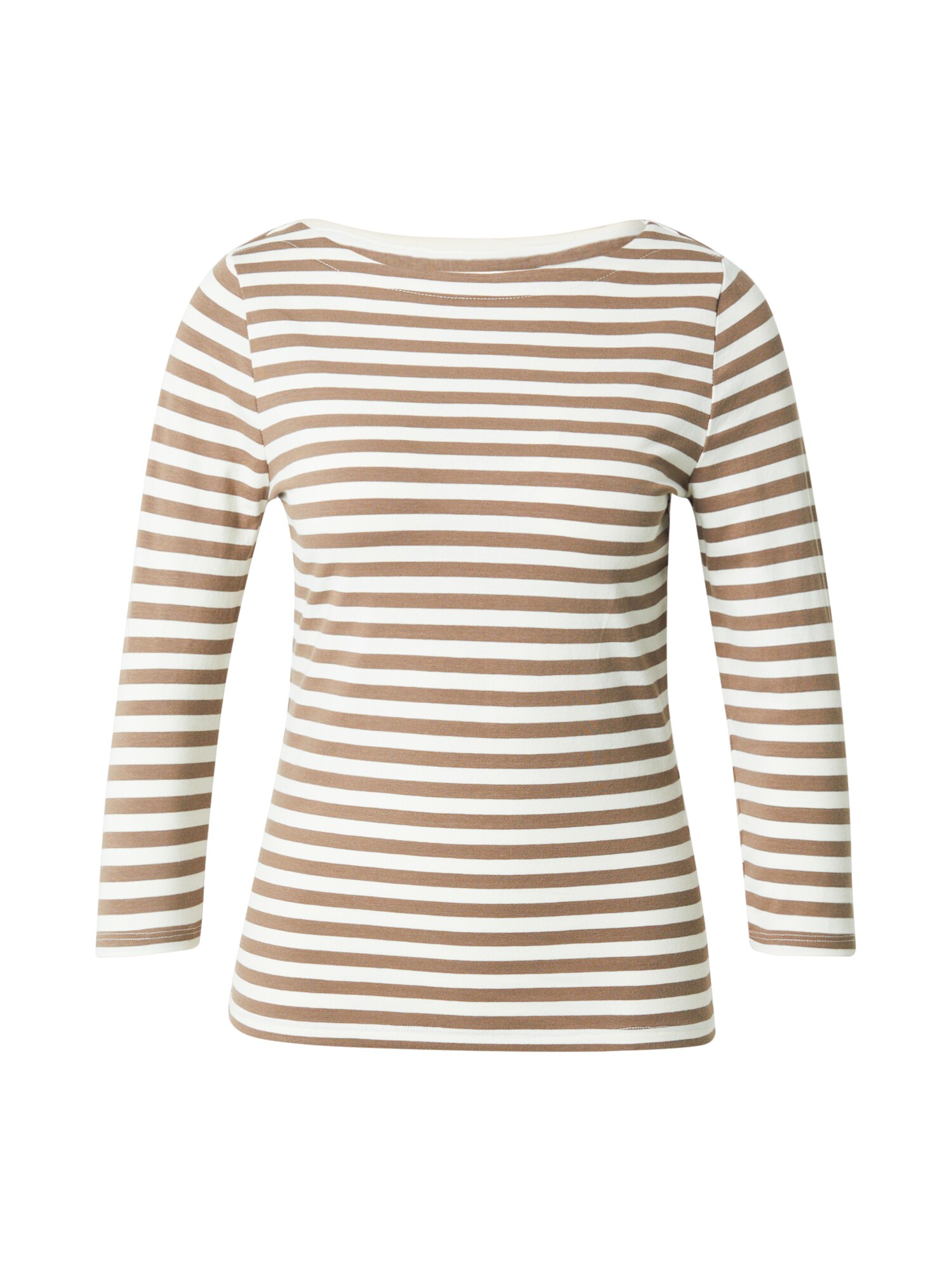 ONLY Tricou ONLFIFI  maro / alb