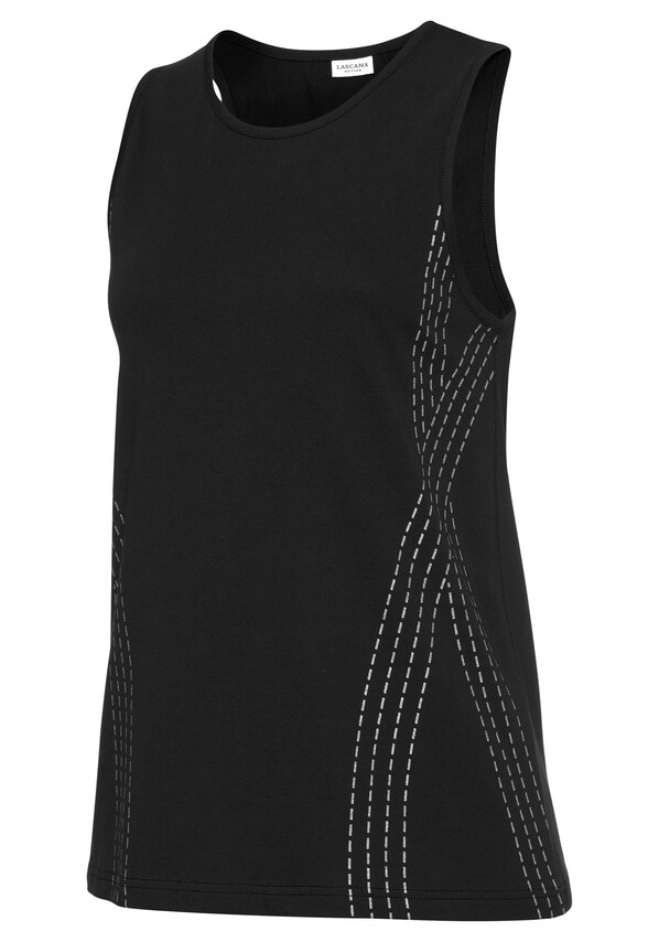 LASCANA ACTIVE, Sport top, fekete, 4 kép a 5 közül