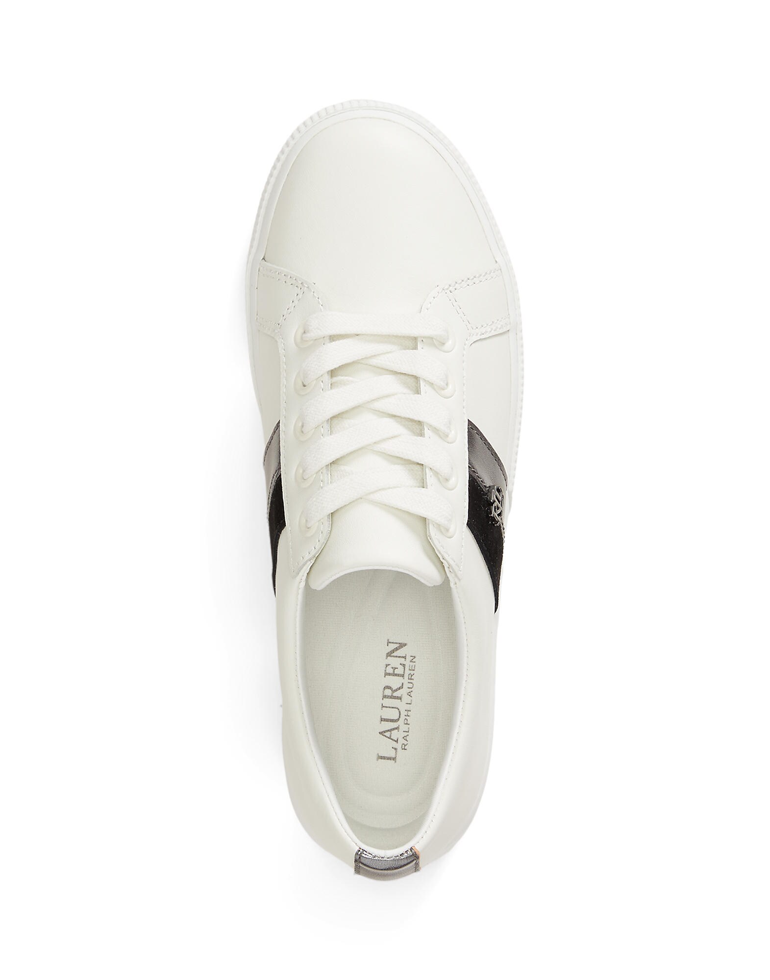Lauren Ralph Lauren Zapatillas deportivas bajas 'JANSON II' negro / blanco – imagen 3