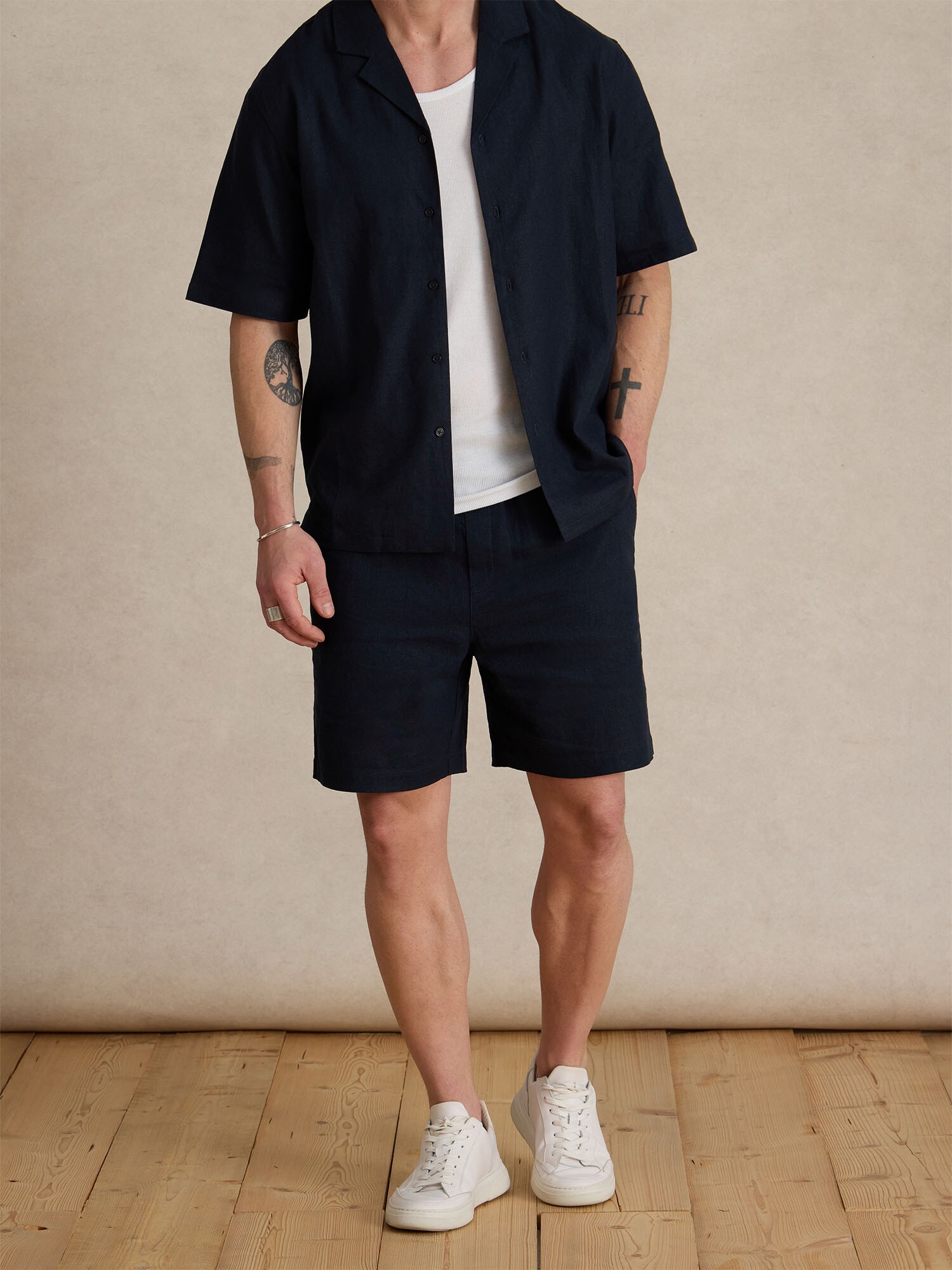 DAN FOX APPAREL Nadrág 'Maddox'  tengerészkék termék 2. képe