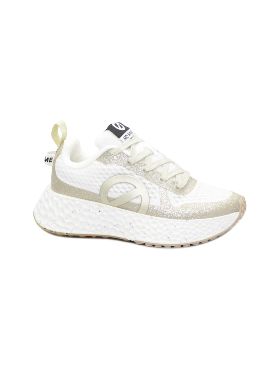 Låg sneaker 'NO NAME CARTER FLY PROTECT white light gold scarpe sneakers donna lacci'
