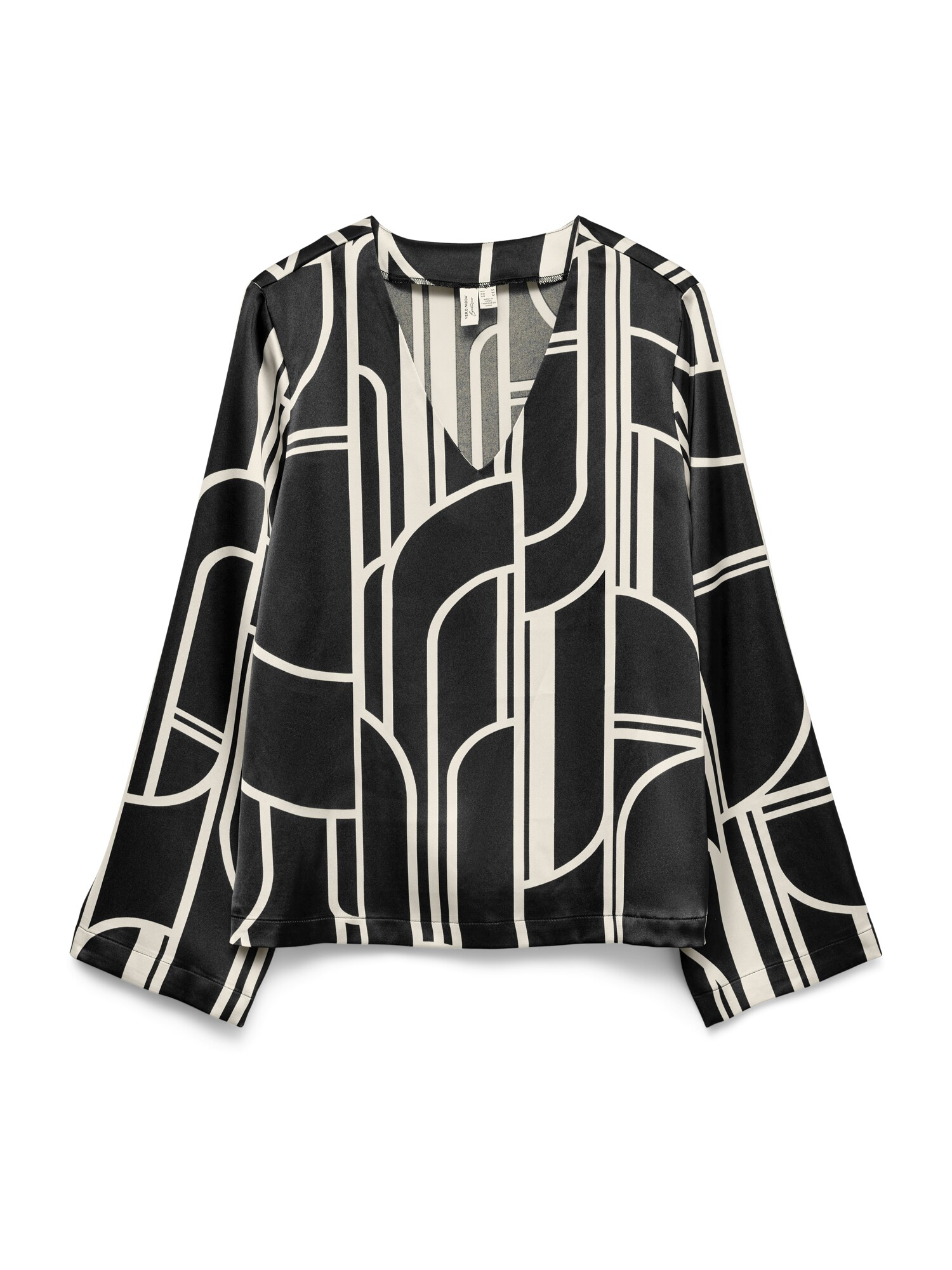VERO MODA Blúzka 'VMHADLEY' béžová / čierna