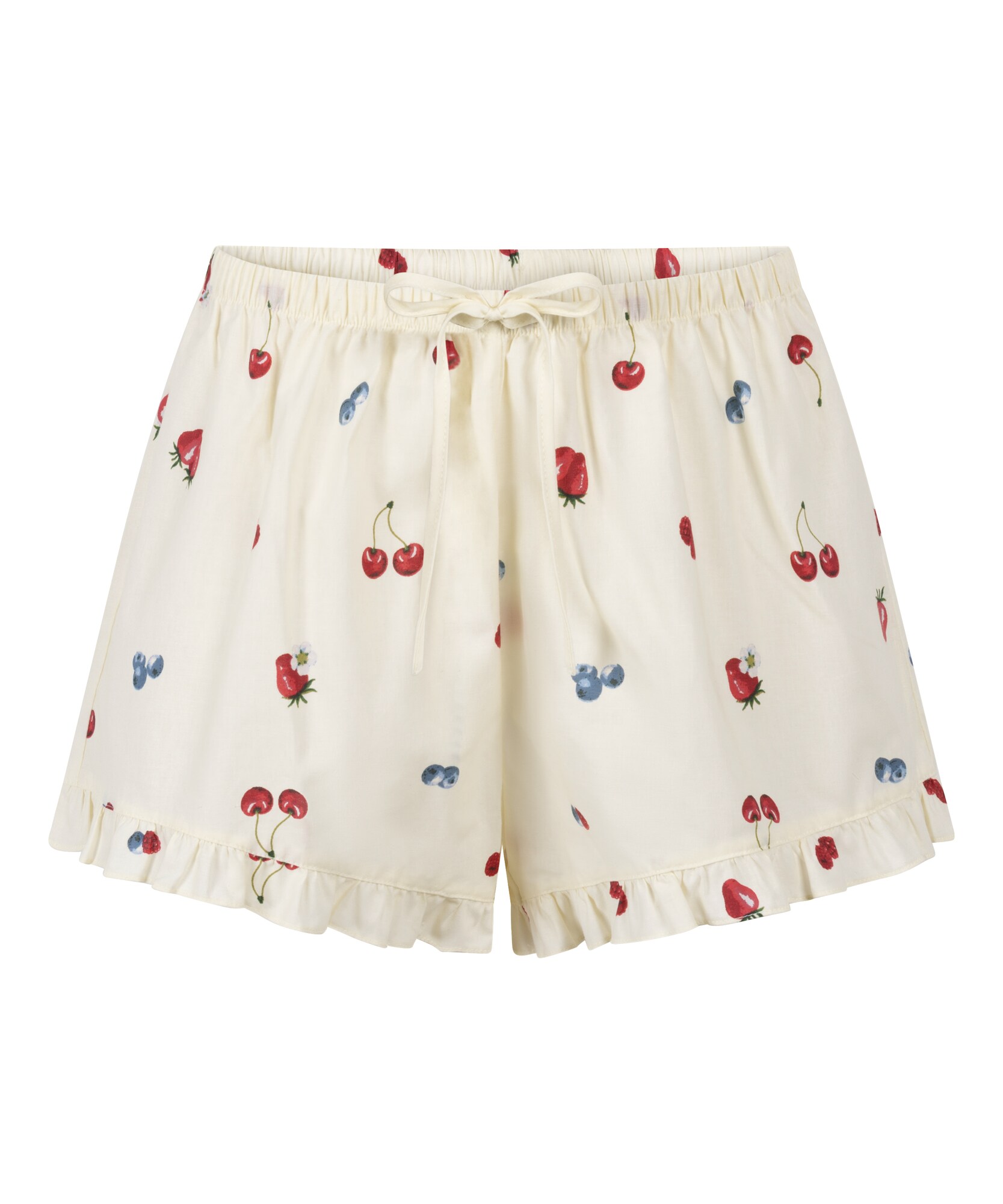 Hunkemöller Pantaloni de pijama  albastru / galben pastel / verde închis / roșu