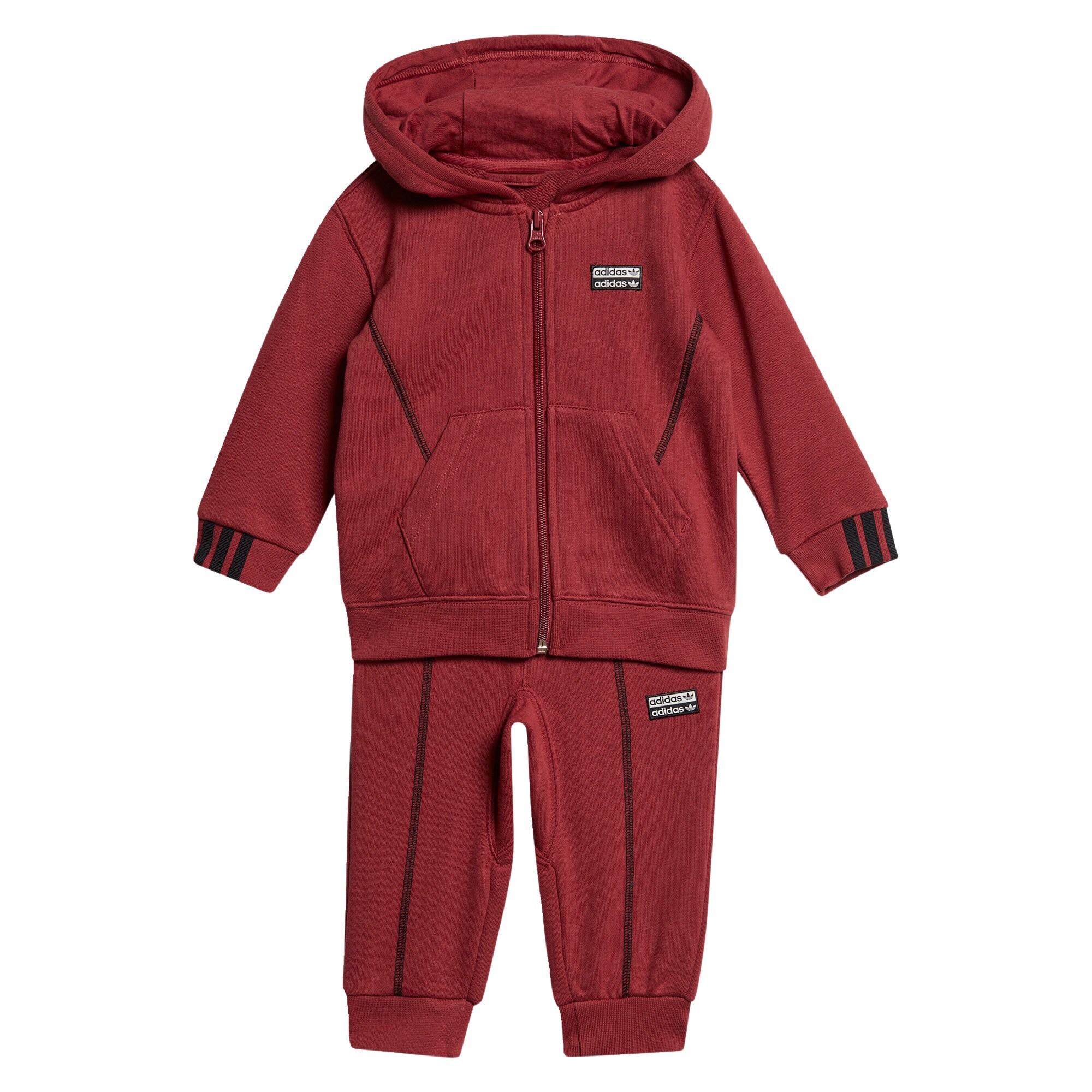 ADIDAS ORIGINALS Laisvalaikio kostiumas  kraujo spalva
