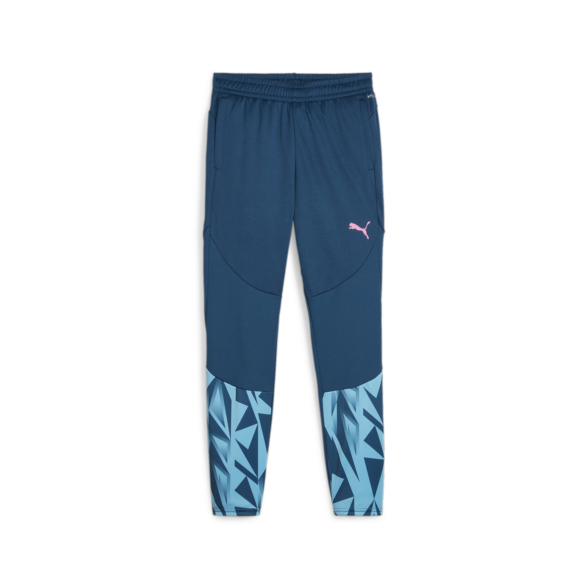 PUMA Sportske hlače 'IndividualFINAL'  mornarsko plava / azur / roza
