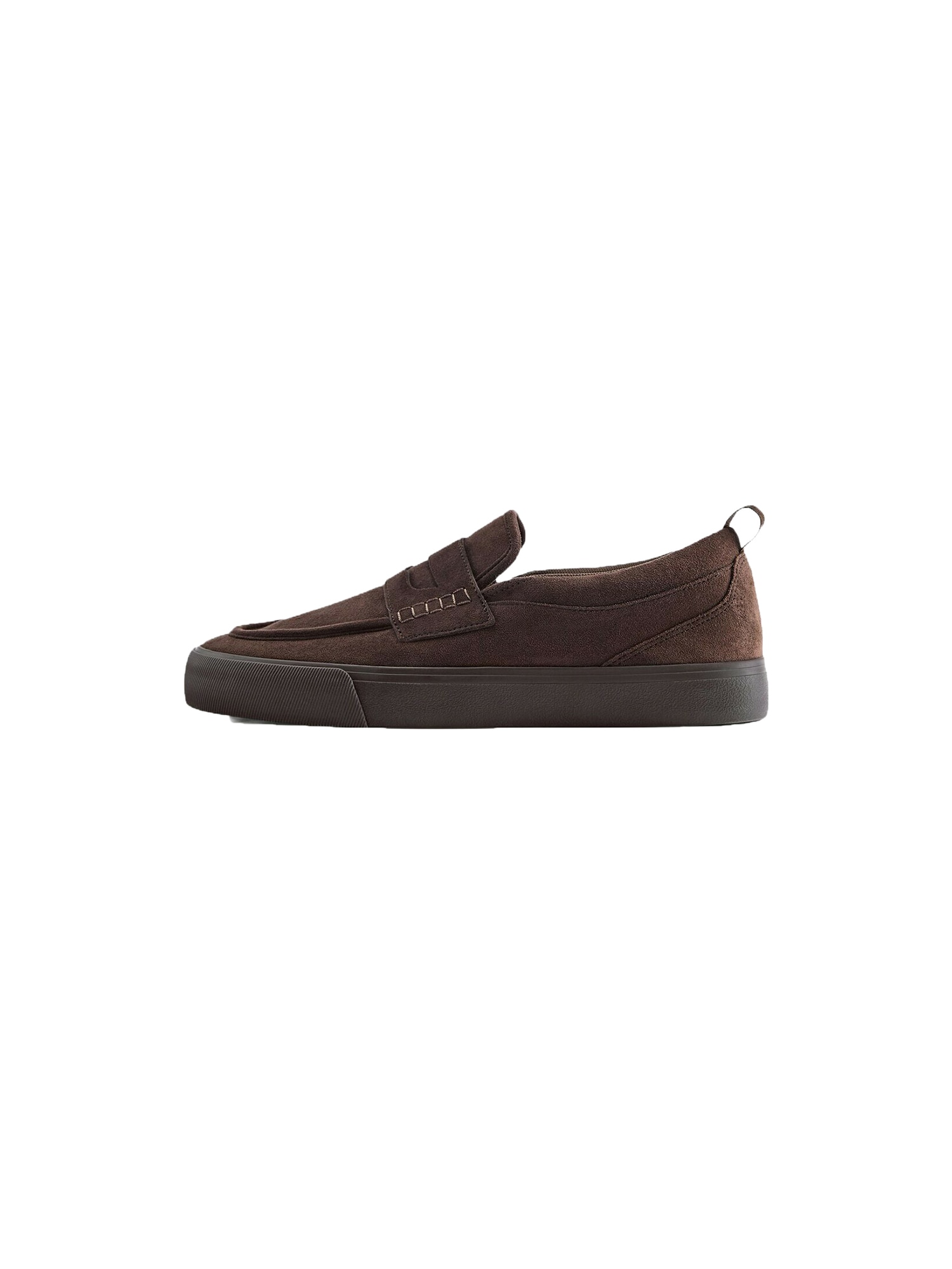 Pull&Bear Slip On cipele tamno smeđa