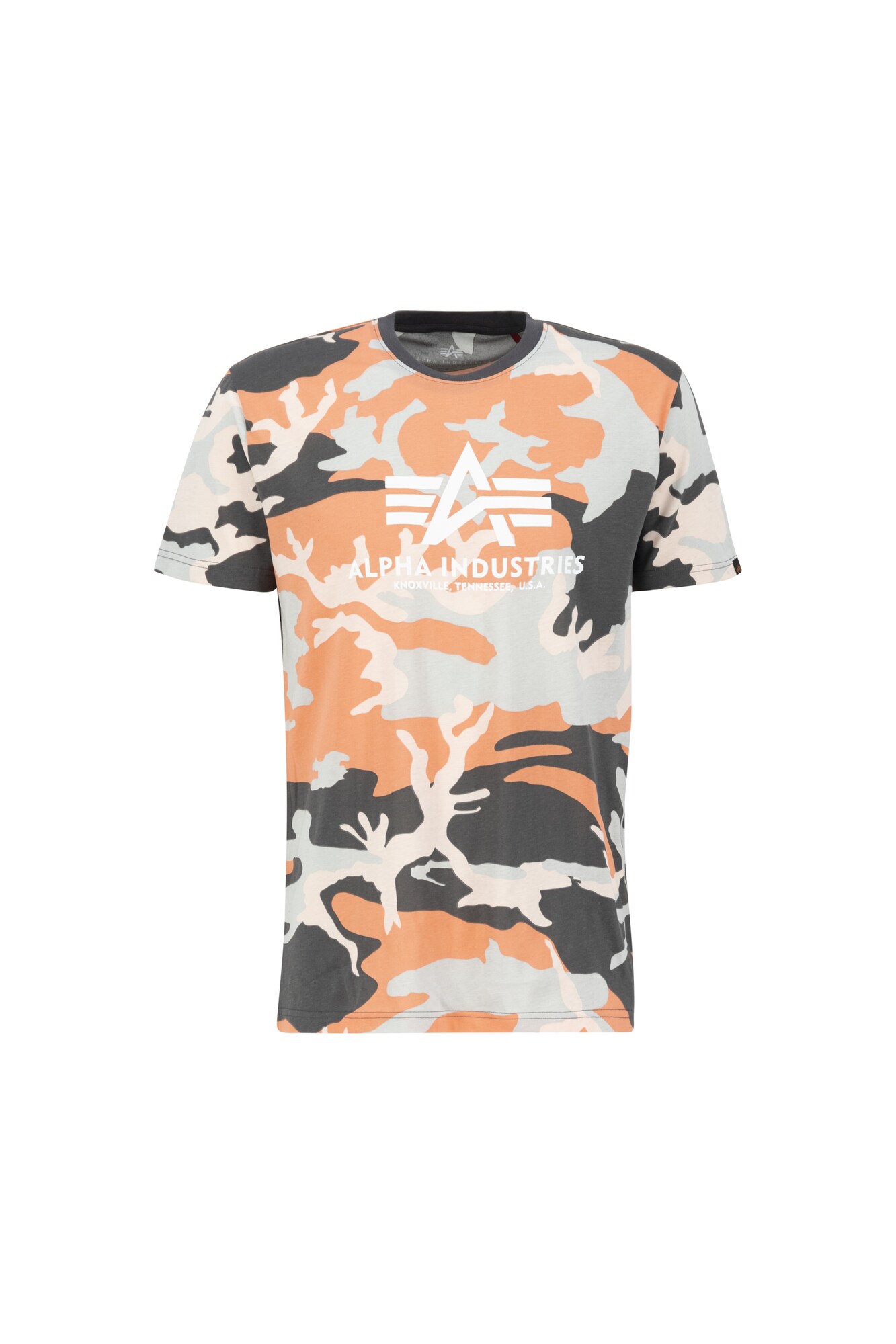 ALPHA INDUSTRIES Tričko 'Camo'  zmiešané farby