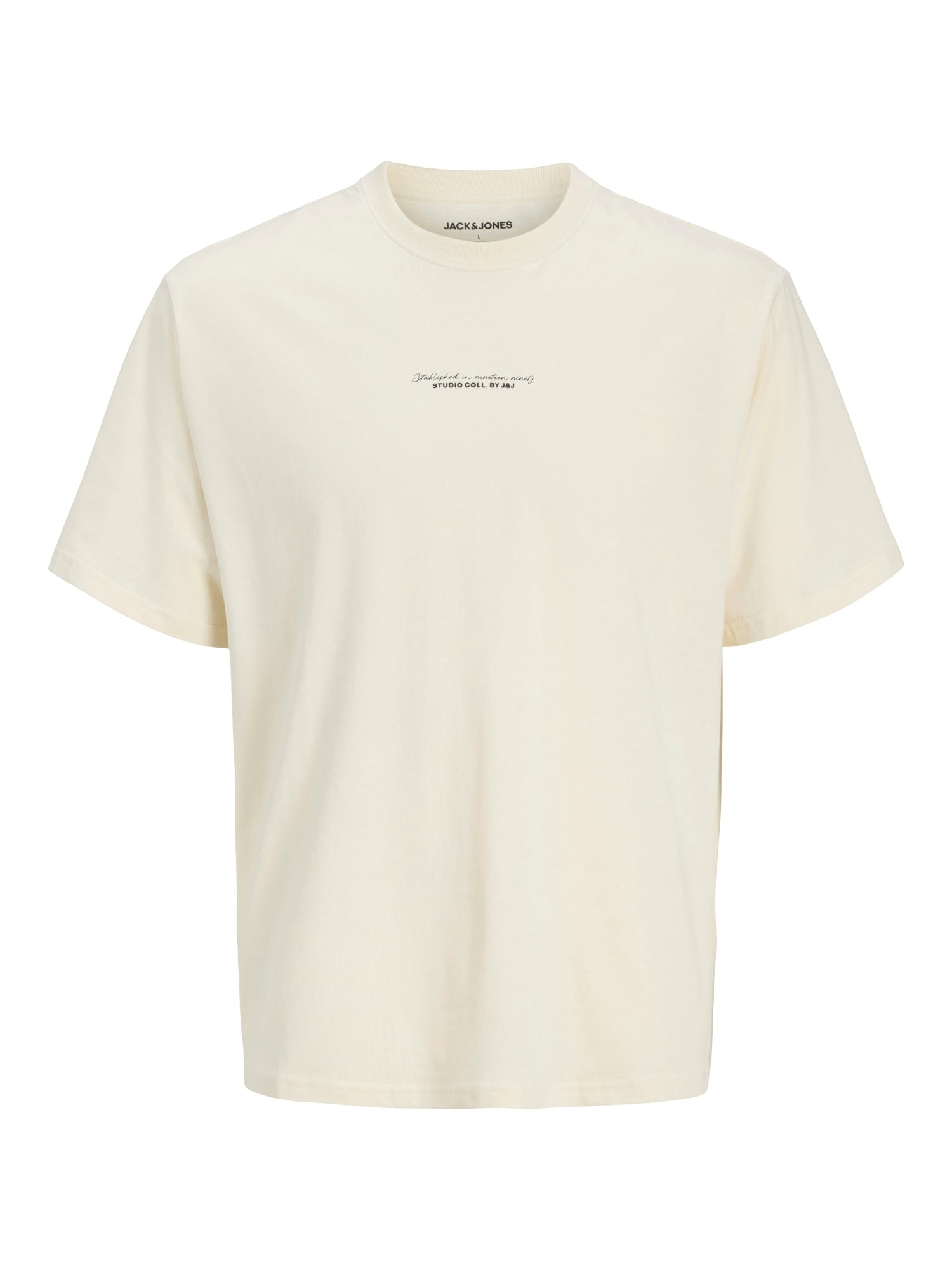 JACK & JONES Tričko 'Rikkie'  krémová