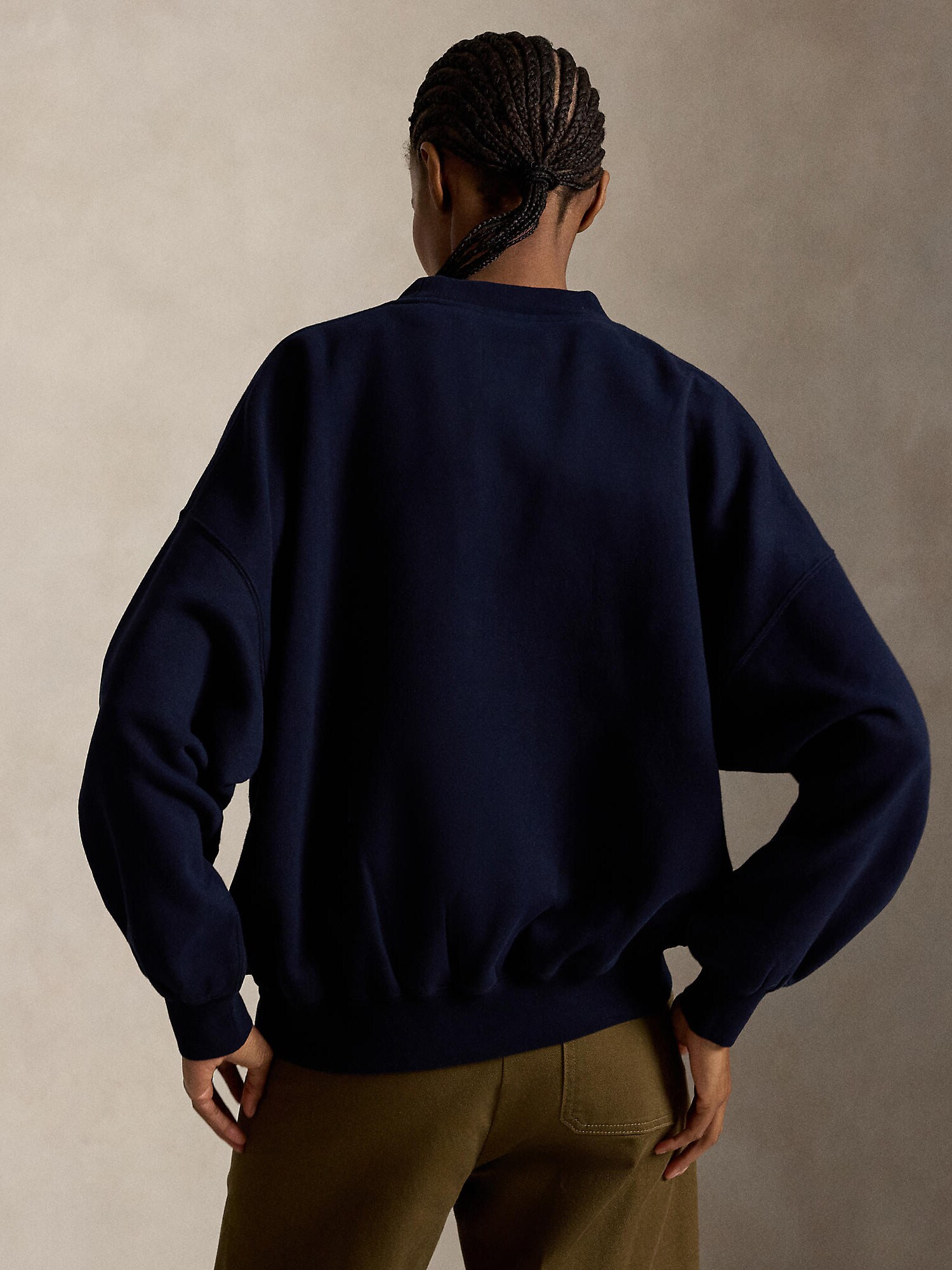 Polo Ralph Lauren Sudadera  navy / marrón / verde pastel / blanco – imagen 3