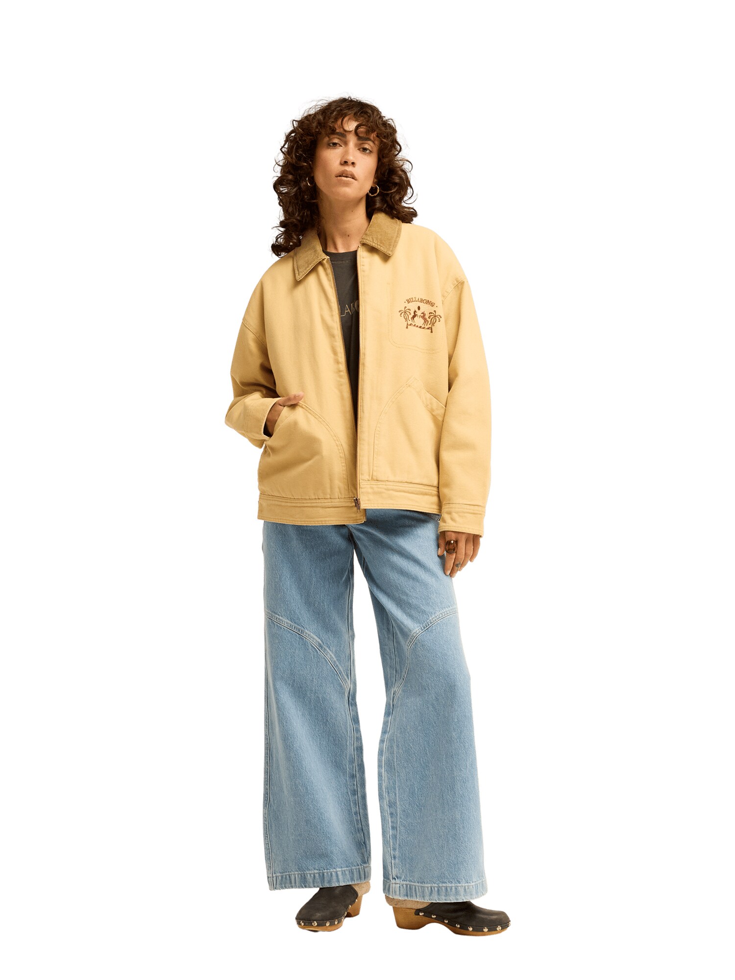 BILLABONG Chaqueta de entretiempo  mostaza / curry – imagen 4
