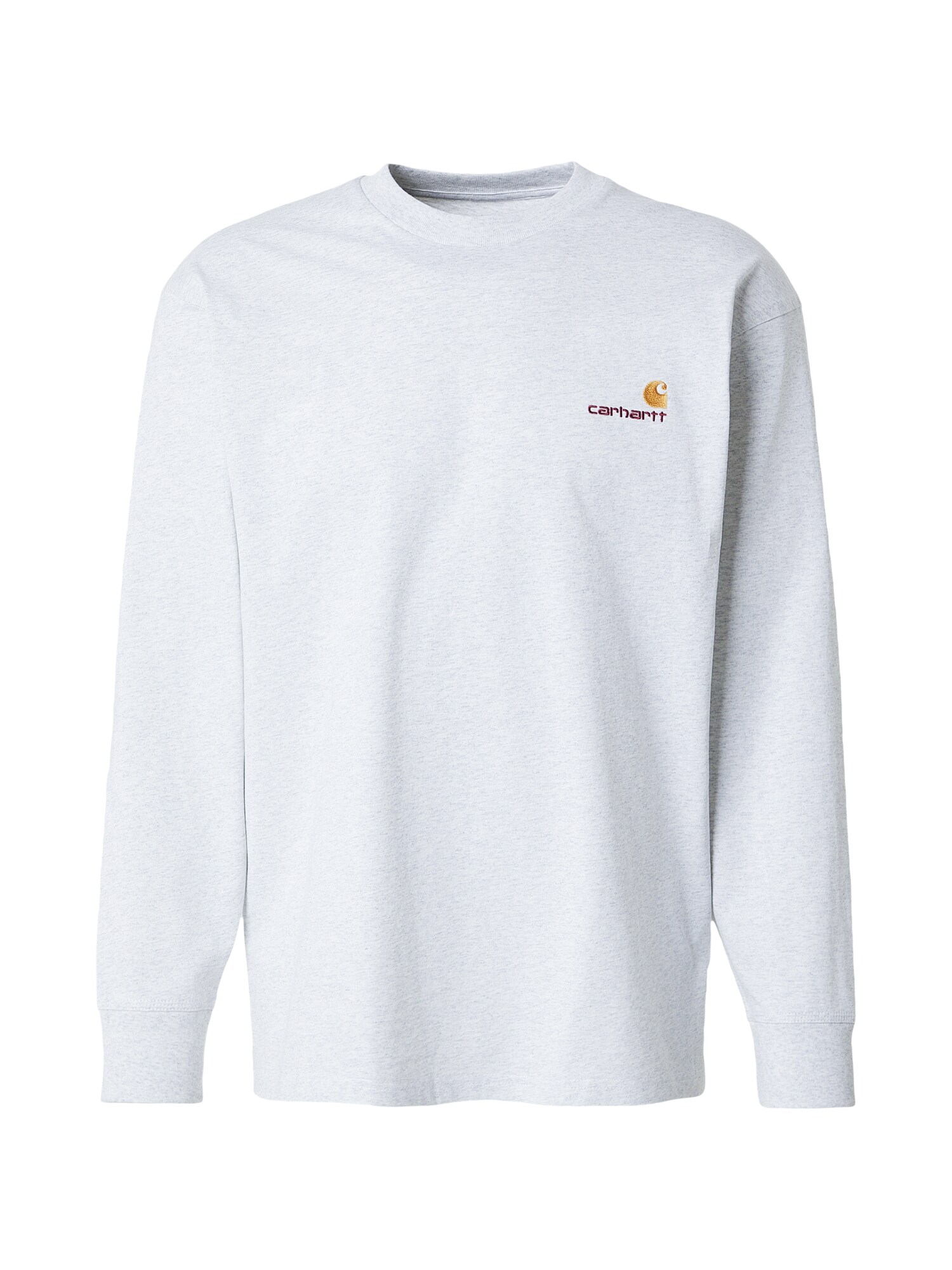 Carhartt WIP Tricou American Script  gri deschis