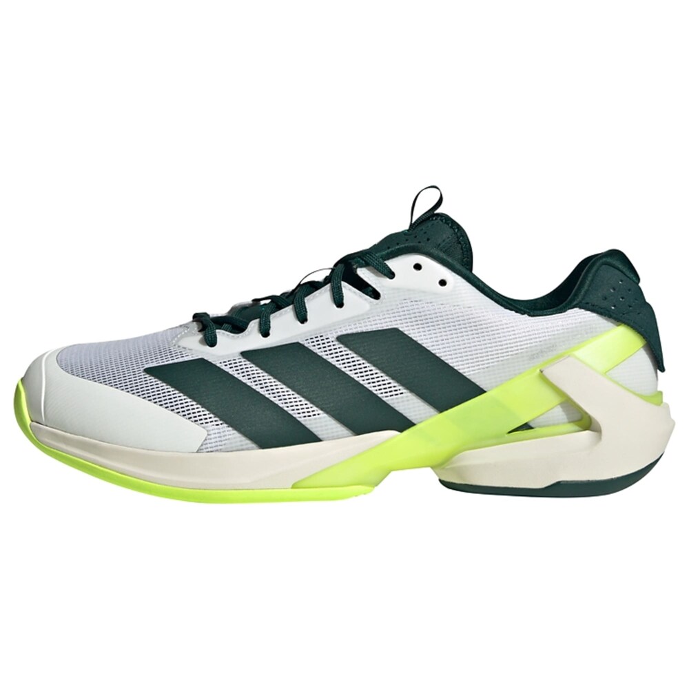 ADIDAS PERFORMANCE Sportschuh 'Adizero Ubersonic 5' Herren Größe 42.5/43 tanne / neongrün / weiß