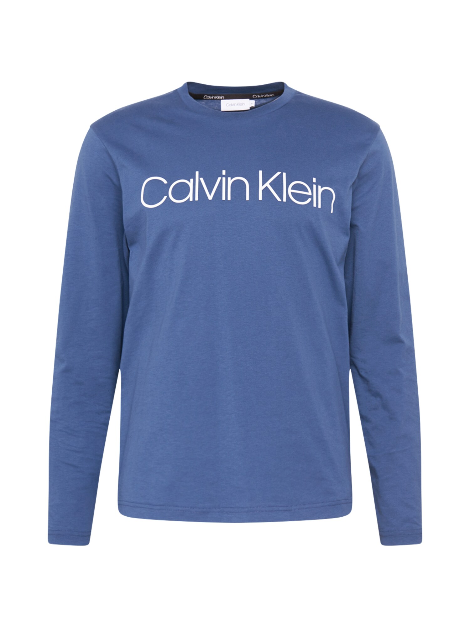 Calvin Klein Marškinėliai  melsvai pilka / balta