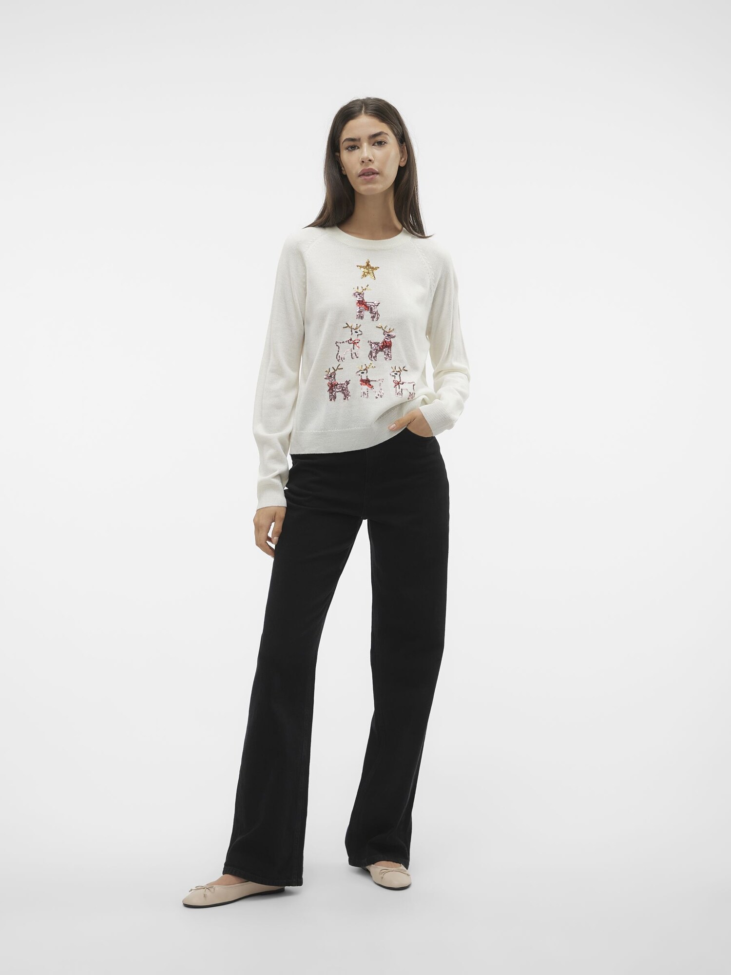 Thumbnail - VERO MODA Pullover VMORNAMENTS/PYRAMIDE