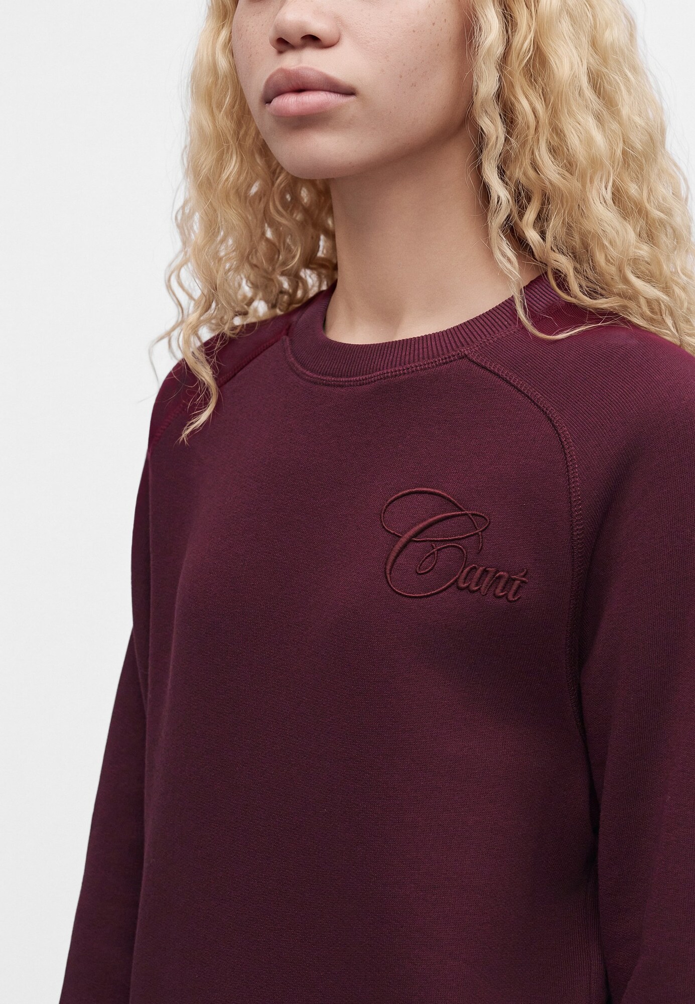 GANT Sudadera  rojo vino – imagen 2