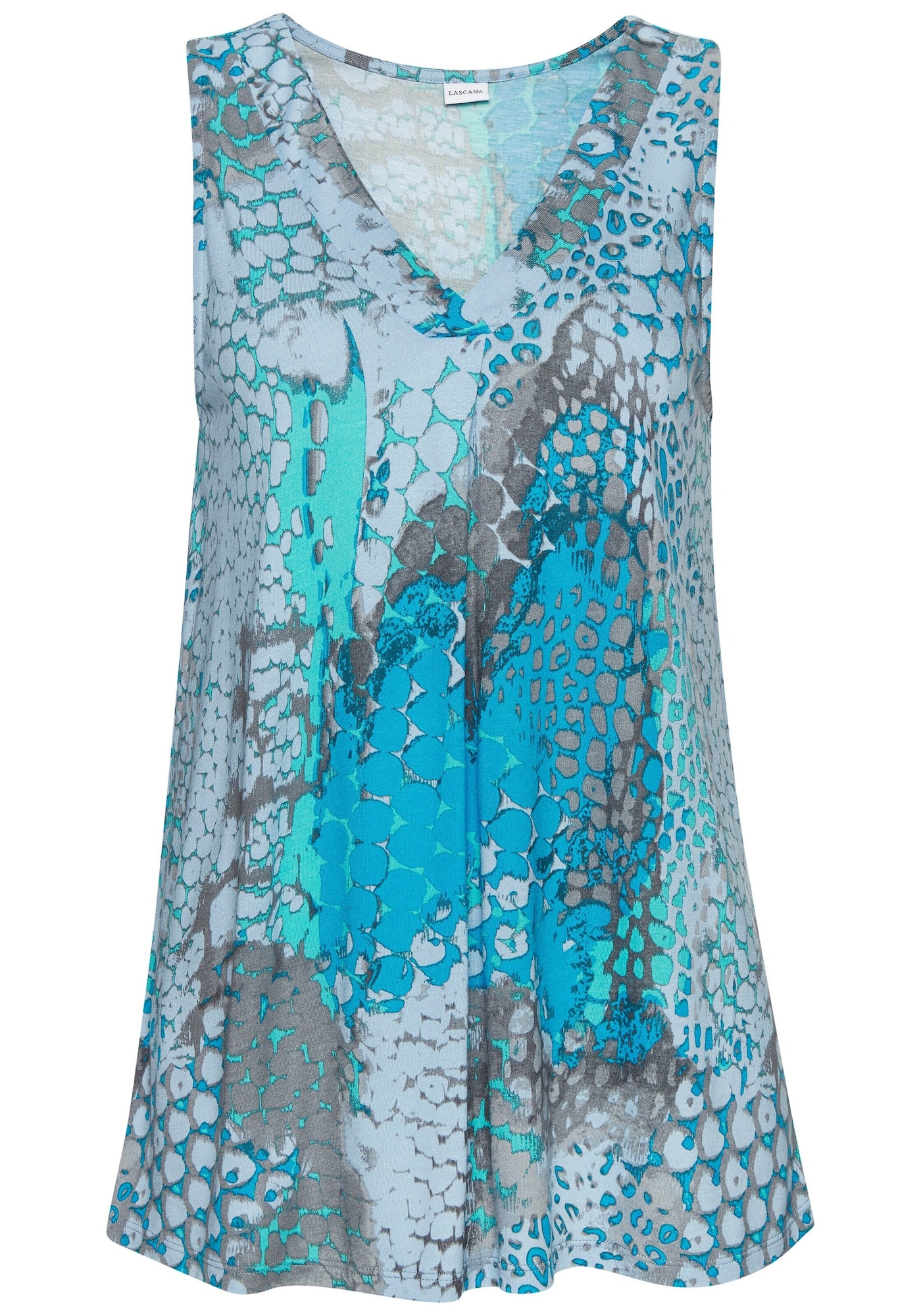 BUFFALO Top  azur / albastru neon / gri / gri deschis