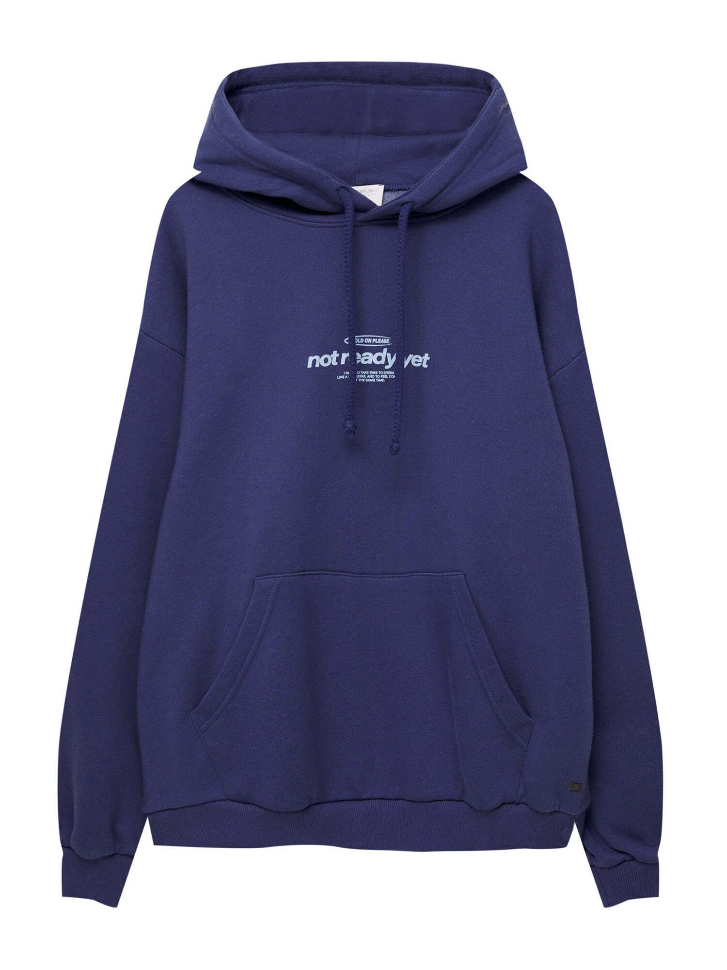 Pull&Bear Суичър  ултрамарин синьо / пастелно синьо