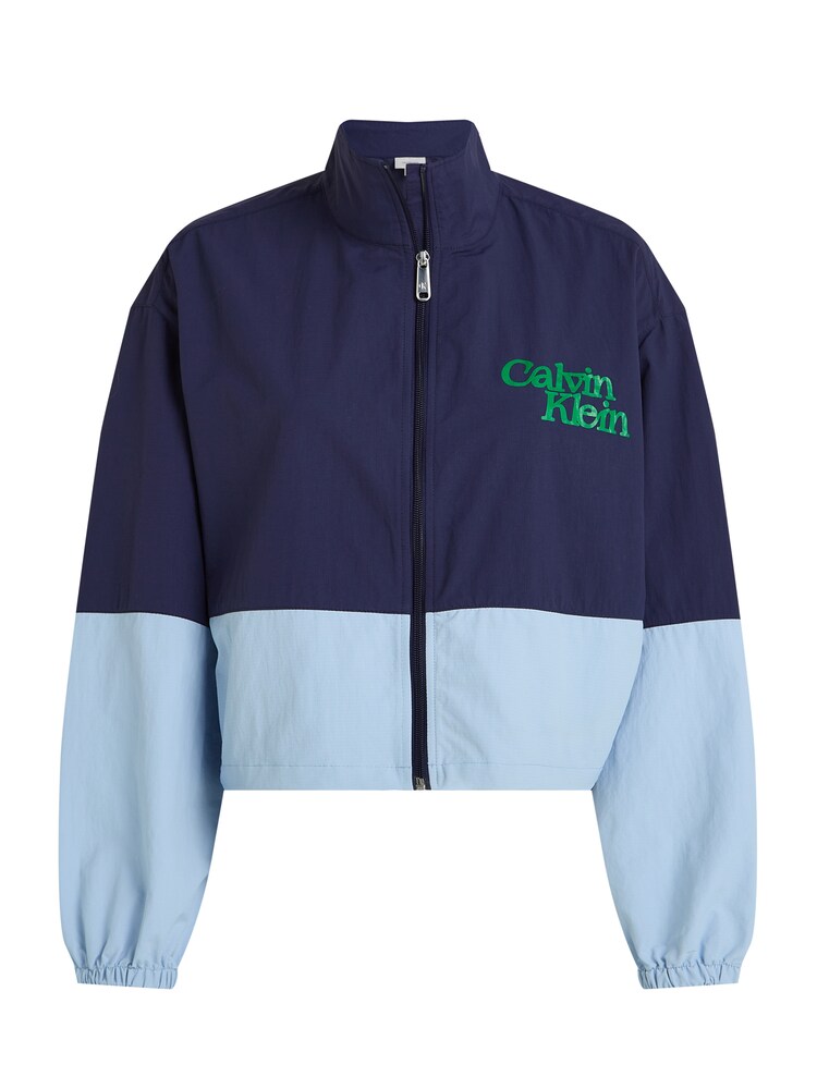 Calvin Klein Jeans Jacke Damen Größe S marine / himmelblau / grün