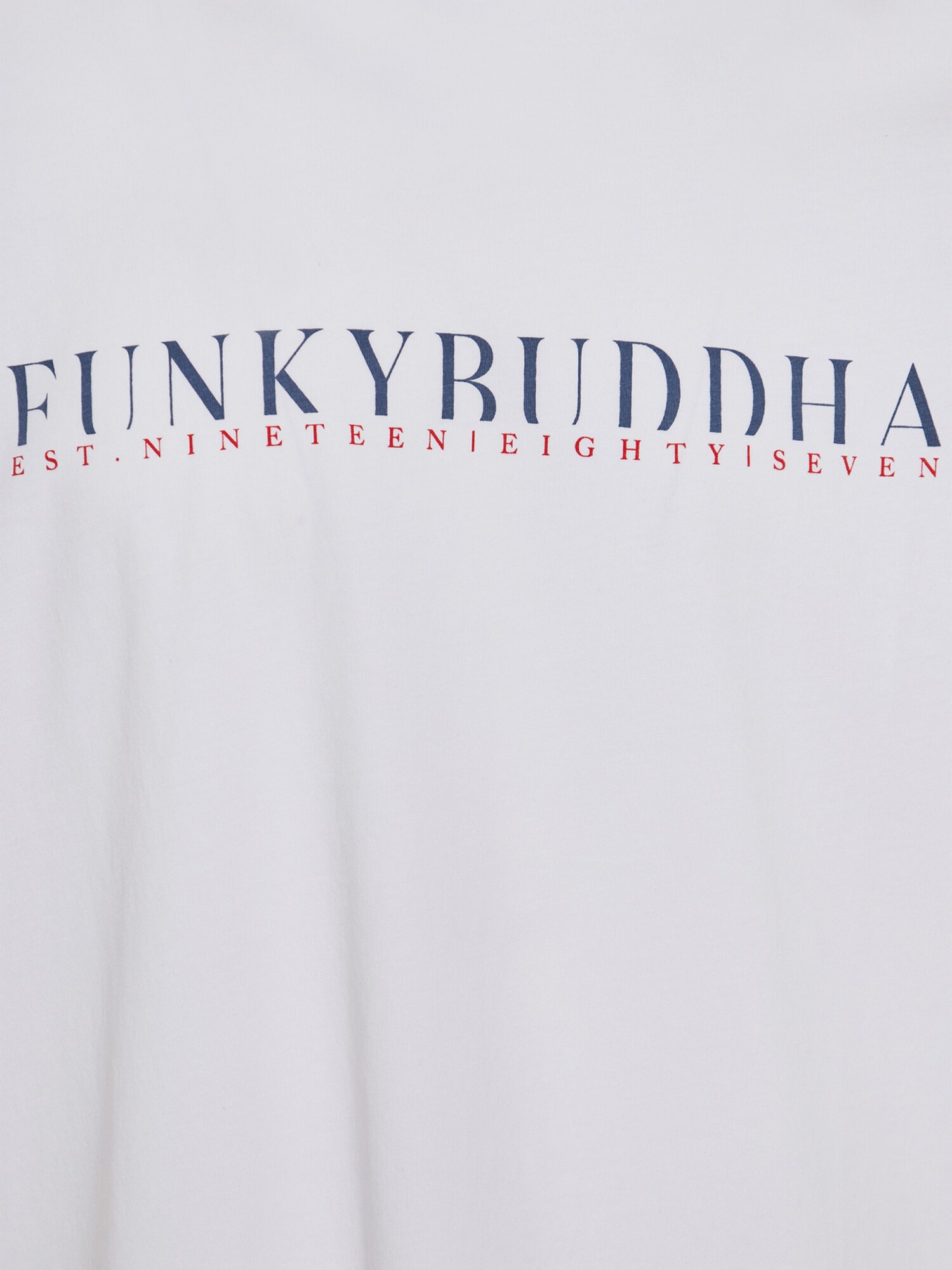 Funky Buddha Póló  tengerészkék / tűzpiros / fehér termék 2. képe