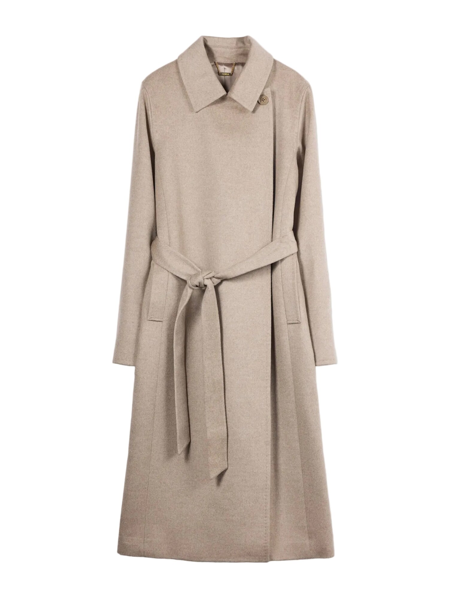GOBI Cashmere Abrigo de entretiempo 'Cashmere Wrap Coat with Belt'  taupe
