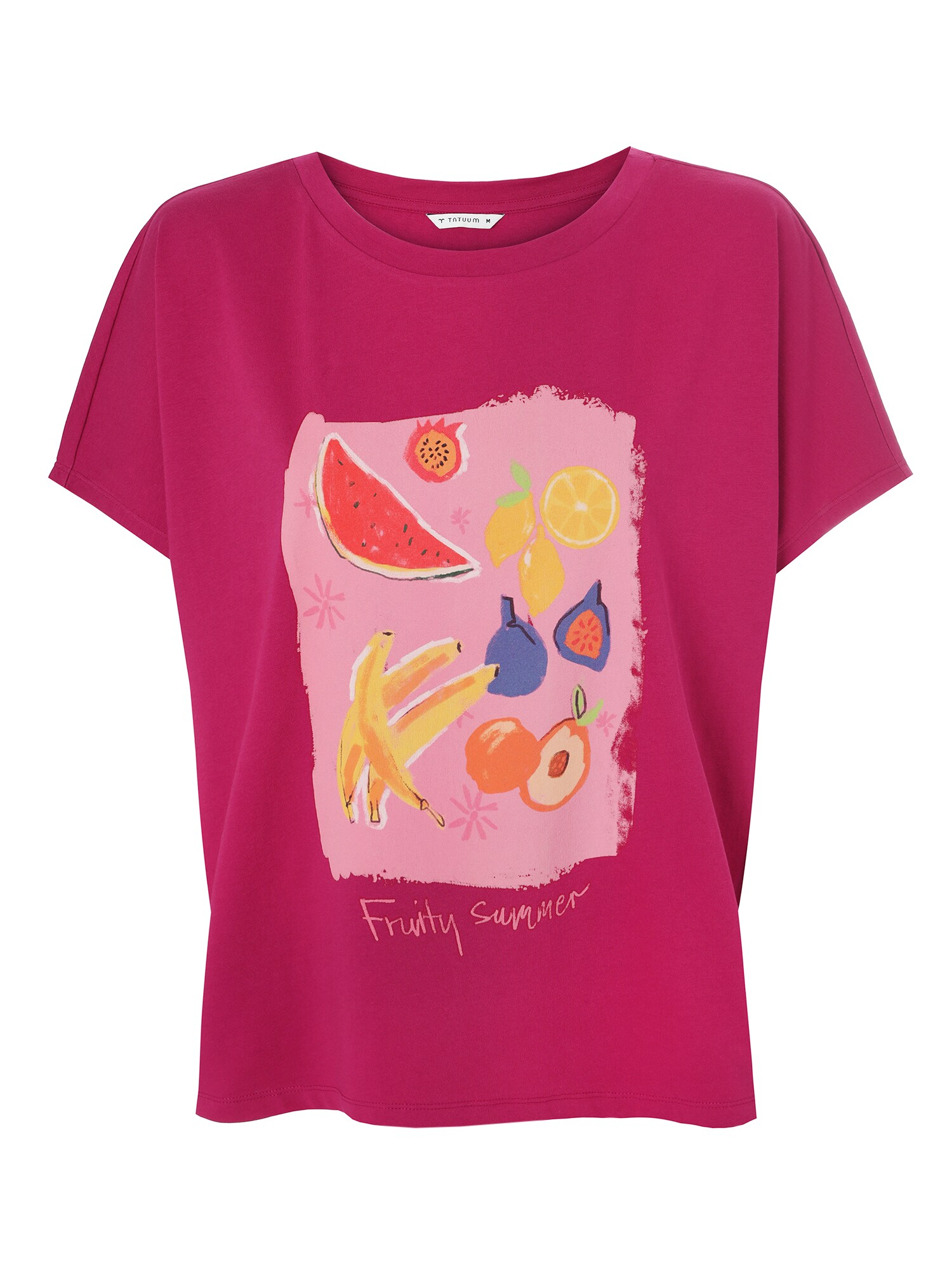 TATUUM Majica 'Nils 1'  žuta / ružičasta / magenta / crvena