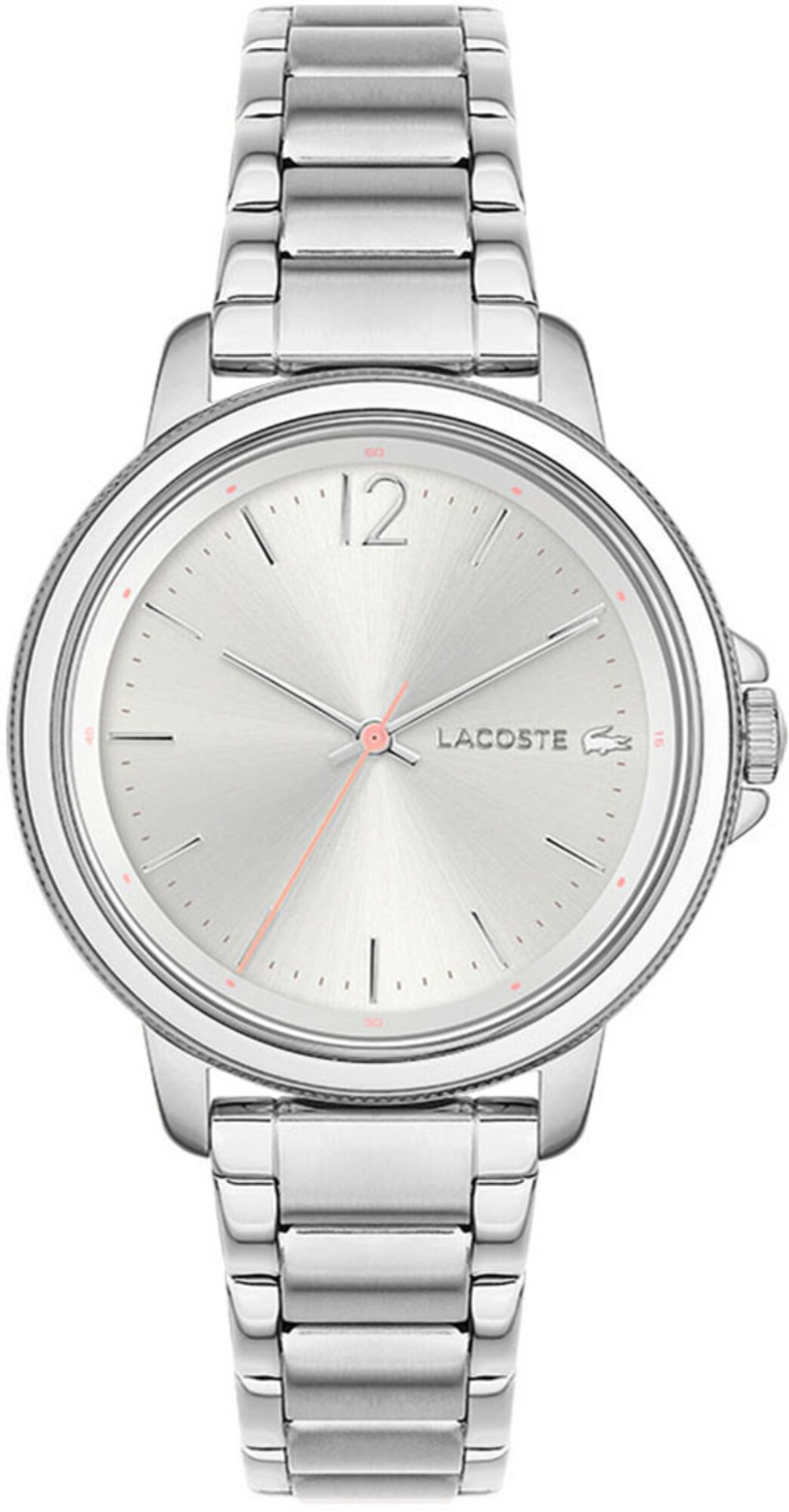 LACOSTE Analoginis (įprasto dizaino) laikrodis sidabro pilka / sidabrinė