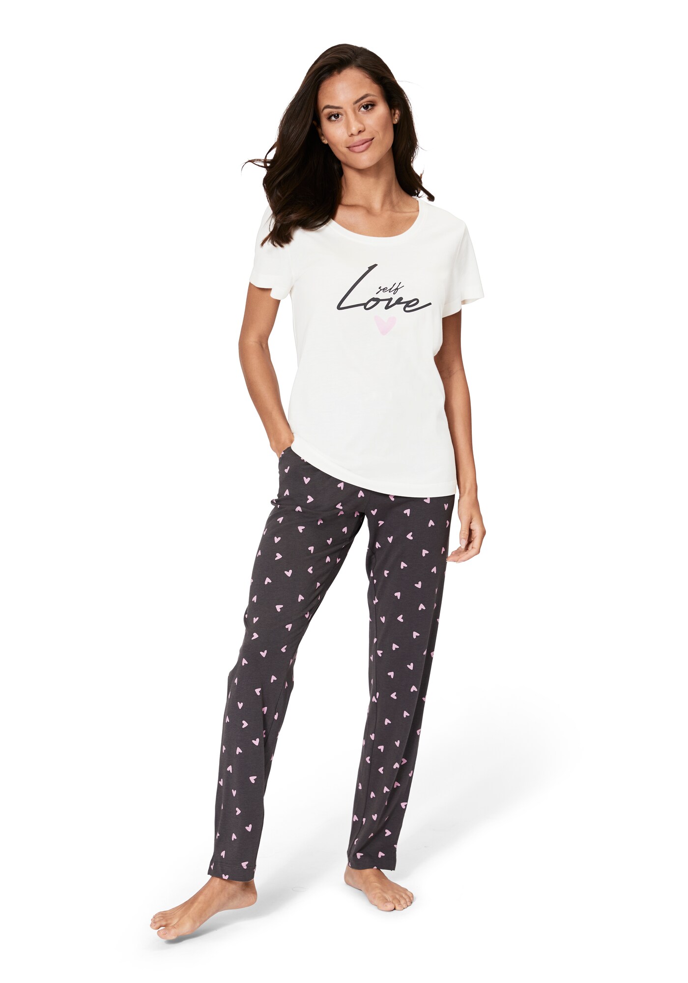s.Oliver Pijama  bleumarin / roz / alb