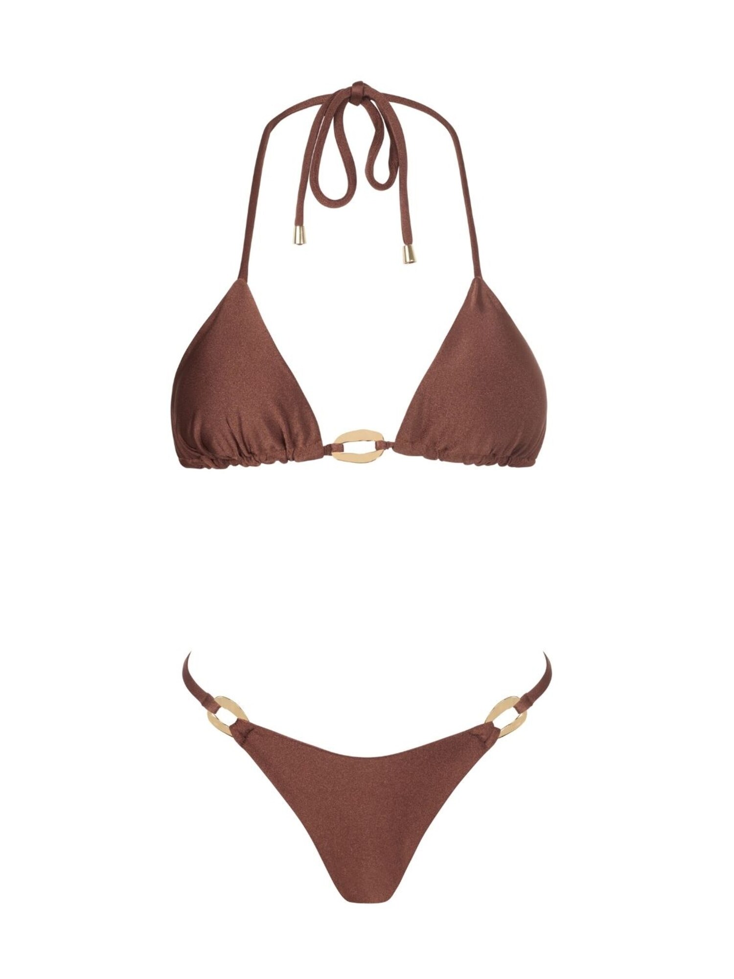 Acuarela Brand Bikini 'Capri Triangle Set' capuchino