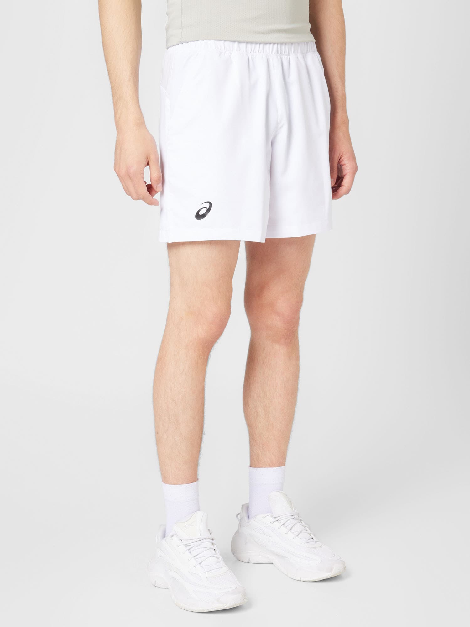 ASICS Sportnadrágok 'Court'  fekete / fehér termék 2. képe