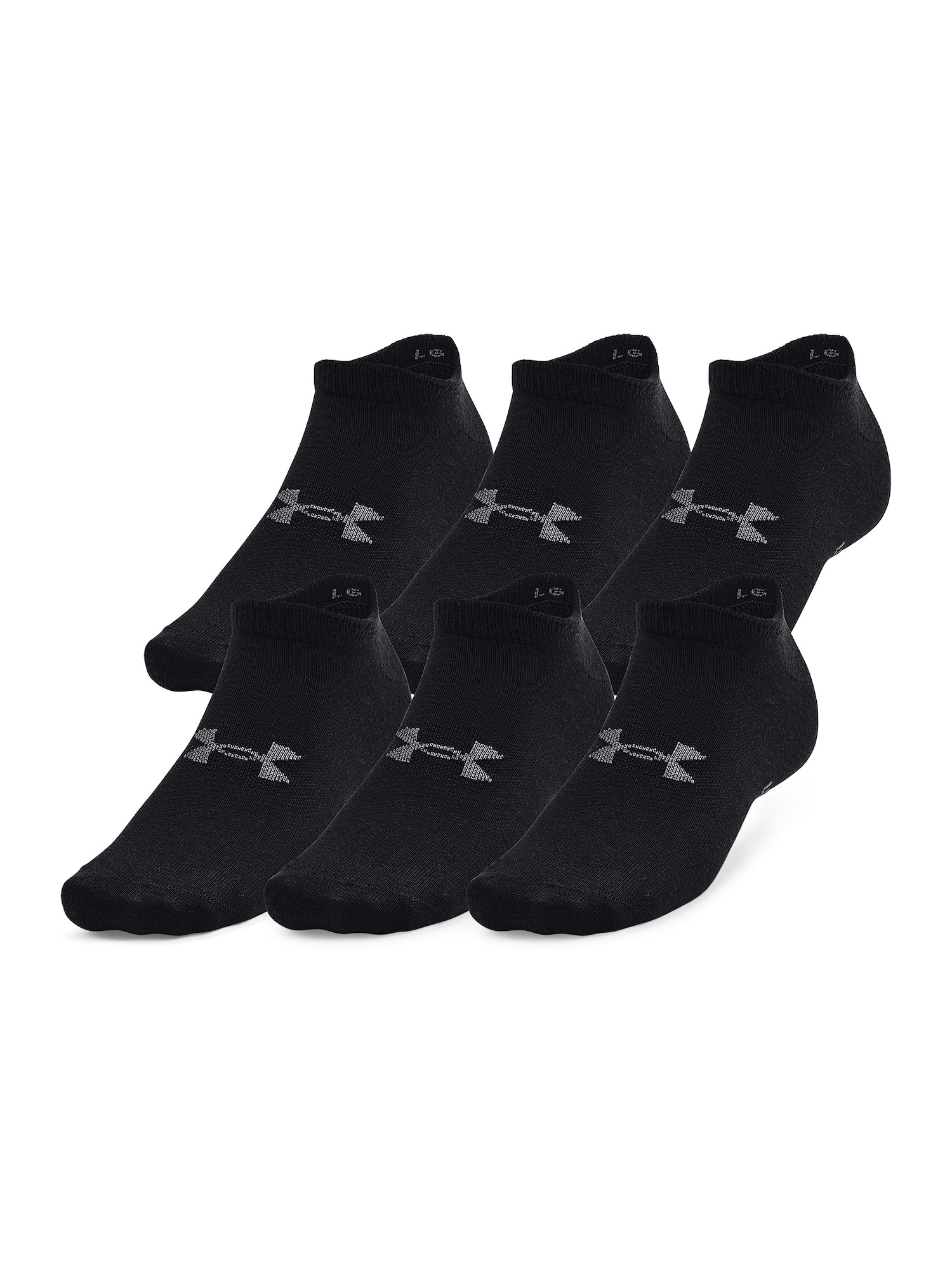 UNDER ARMOUR Športne nogavice  svetlo siva / črna