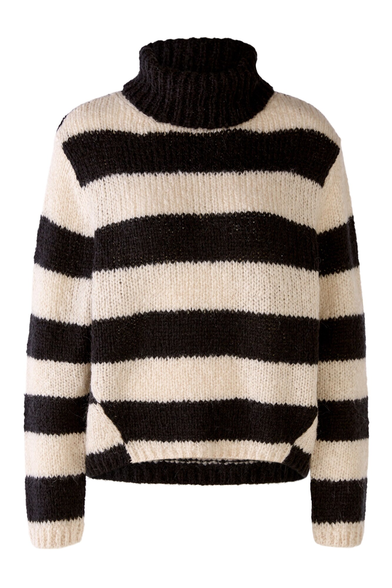 OUI Pulover  negru / alb murdar