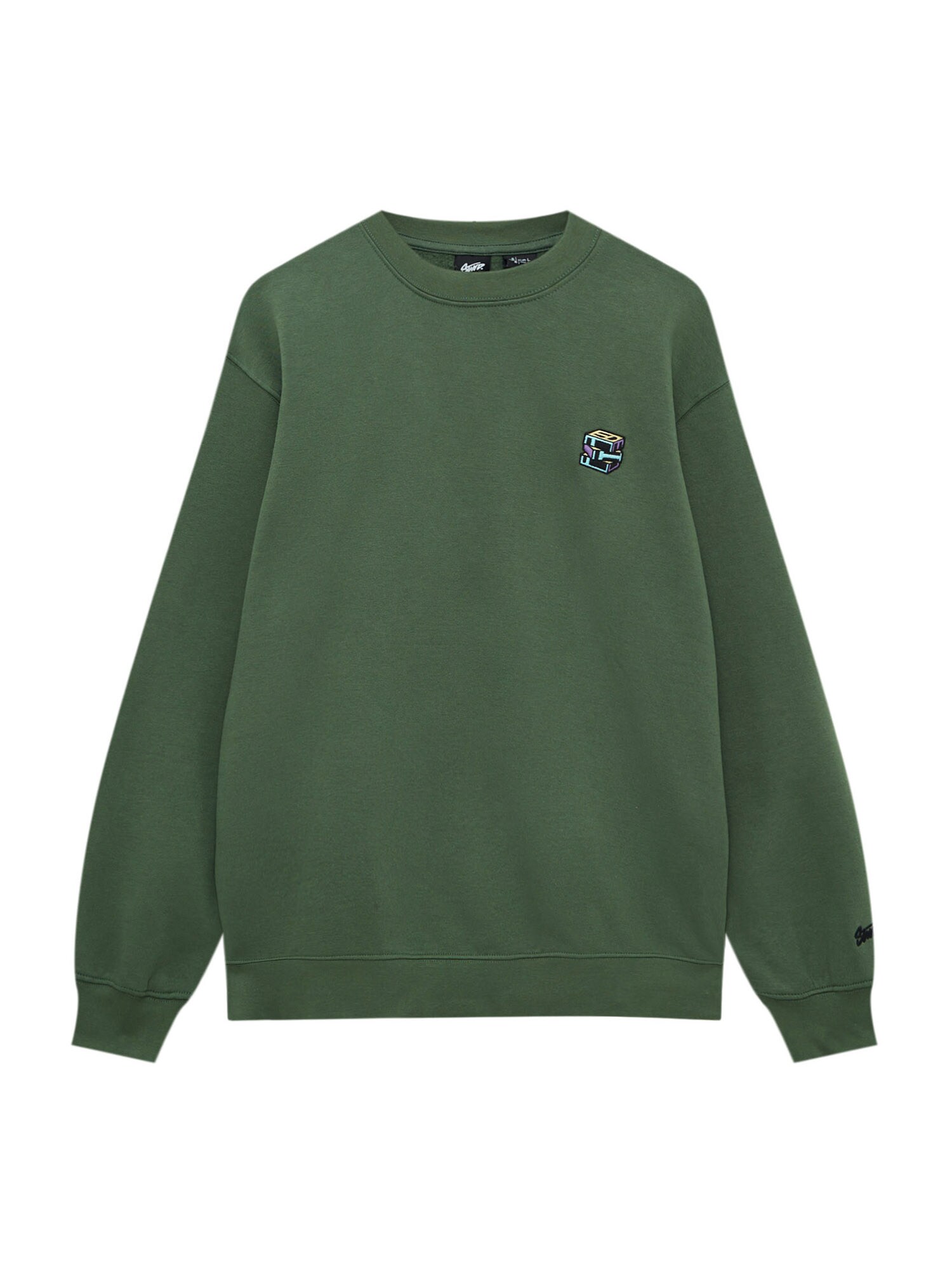 Pull&Bear Mikina  kiwi / zmiešané farby