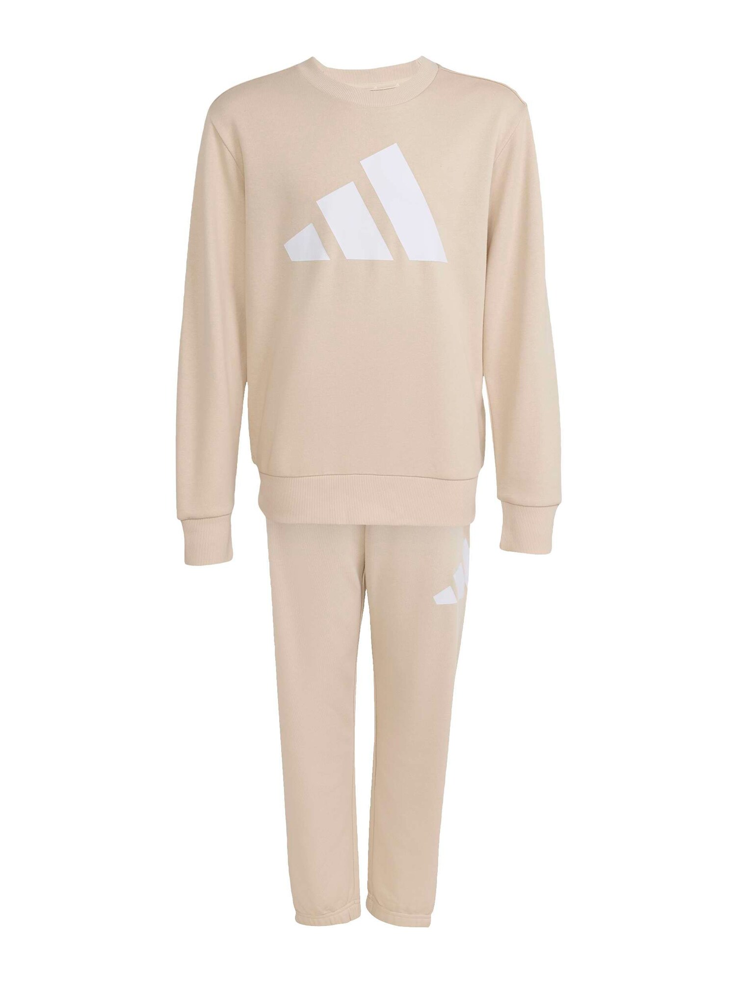 ADIDAS SPORTSWEAR Costum de trening  bej / alb
