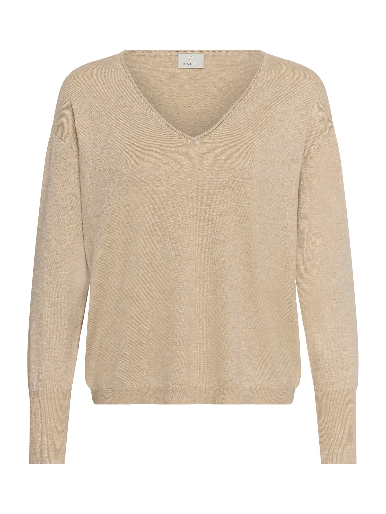 Kaffe Jersey 'KAlizza Mai' beige moteado