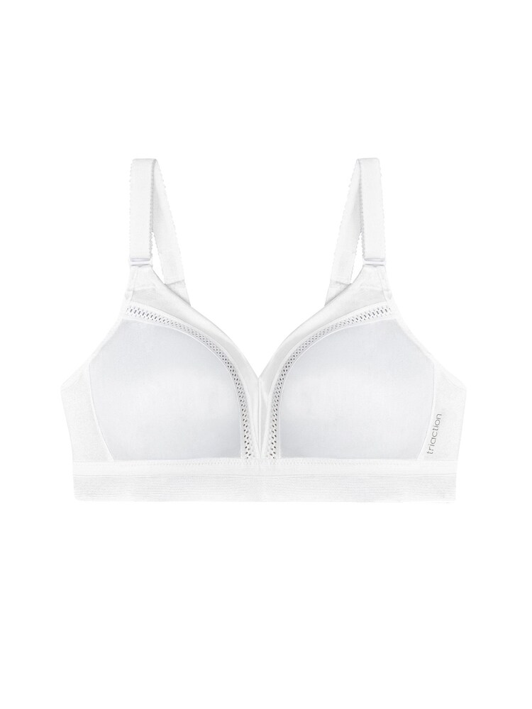 TRIUMPH Bügelloser BH ' Triaction Workout ' Damen Größe M/L weiß