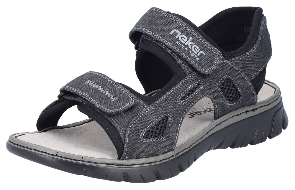 Rieker Trekkingsandale Herren Größe 40 grau