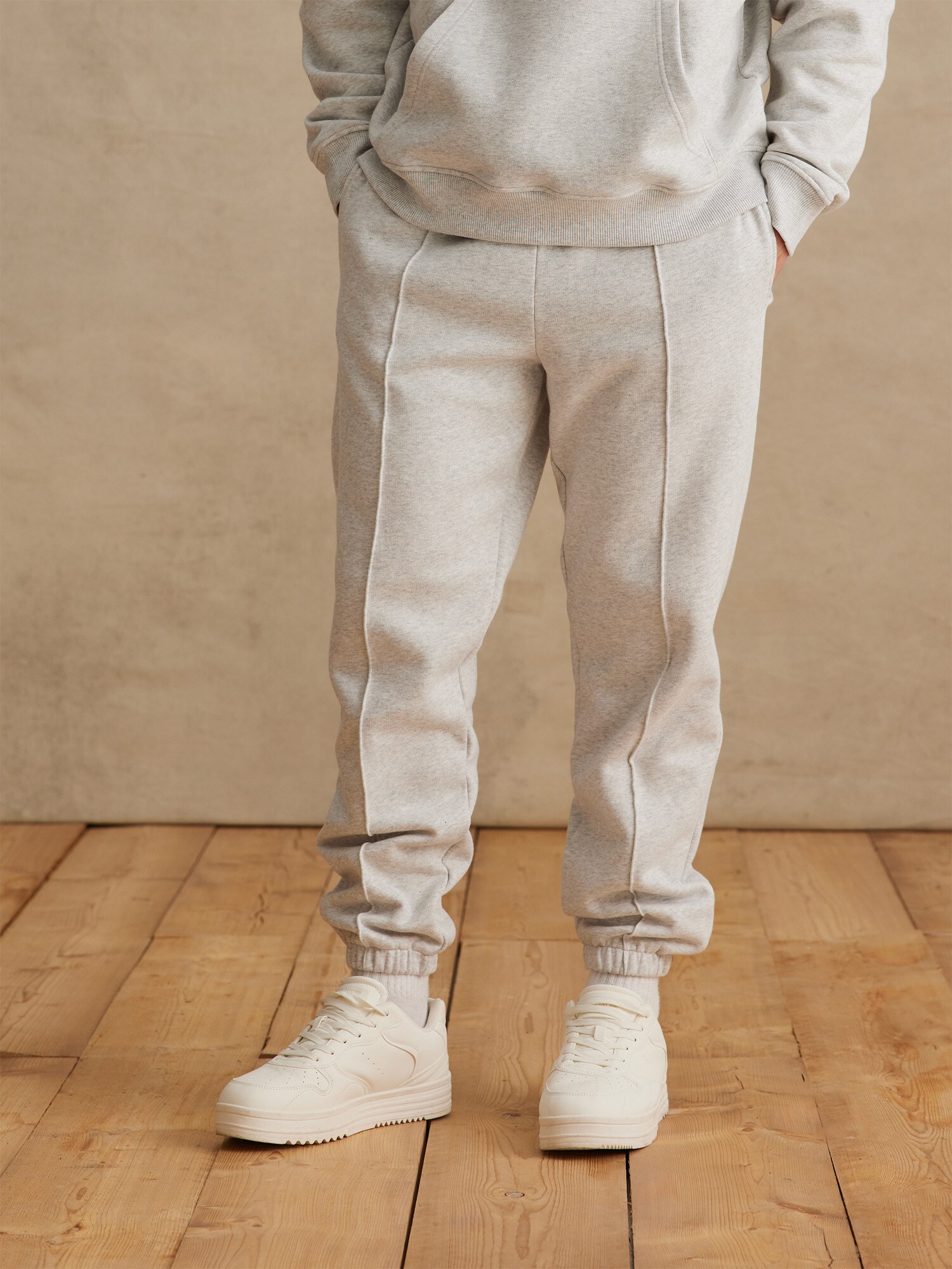DAN FOX APPAREL Nadrág 'Miran'  szürke melír termék 2. képe