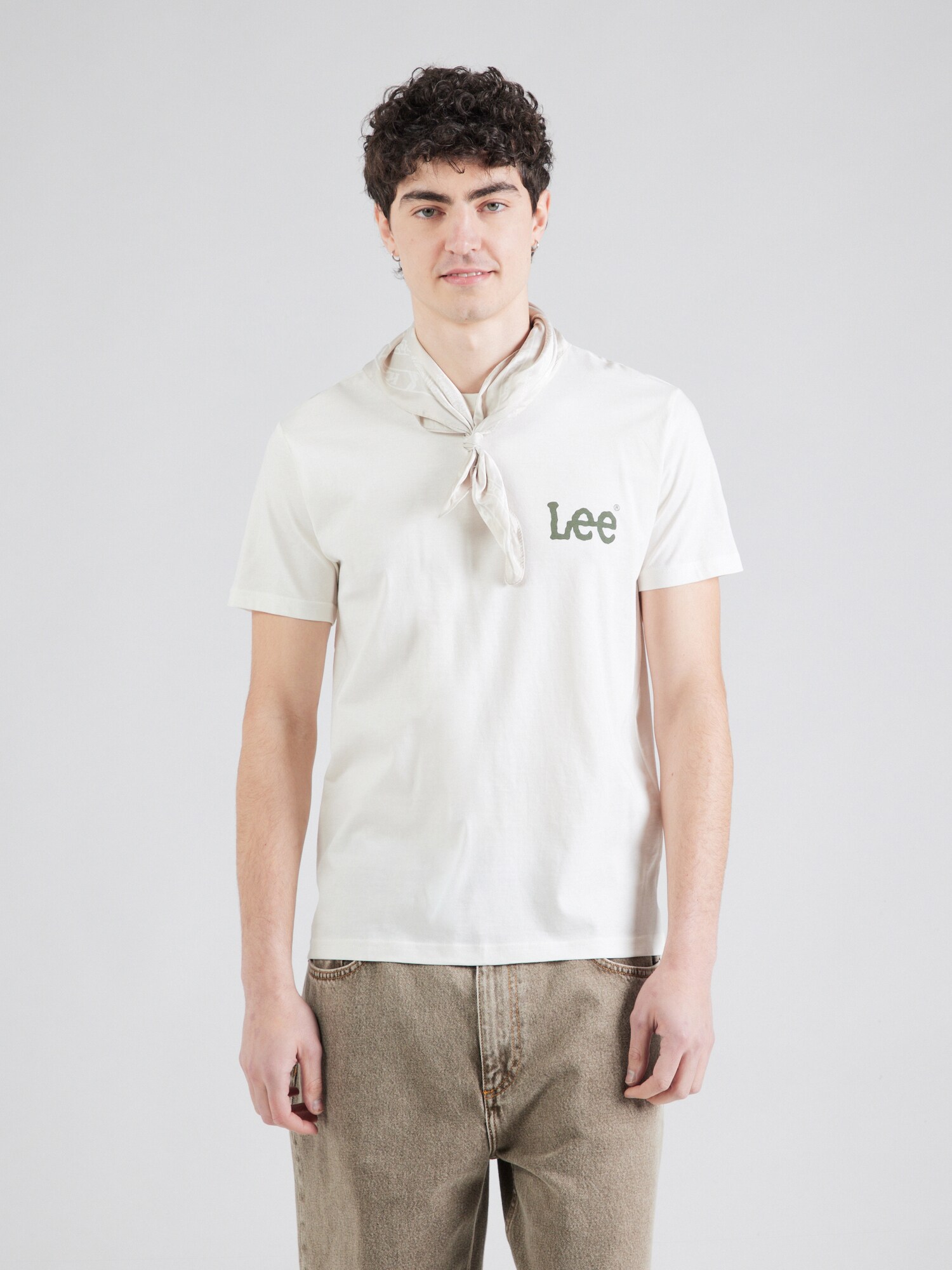 Lee Póló 'ULTIMATE POCKET TEE'  fenyő / fehér termék 2. képe
