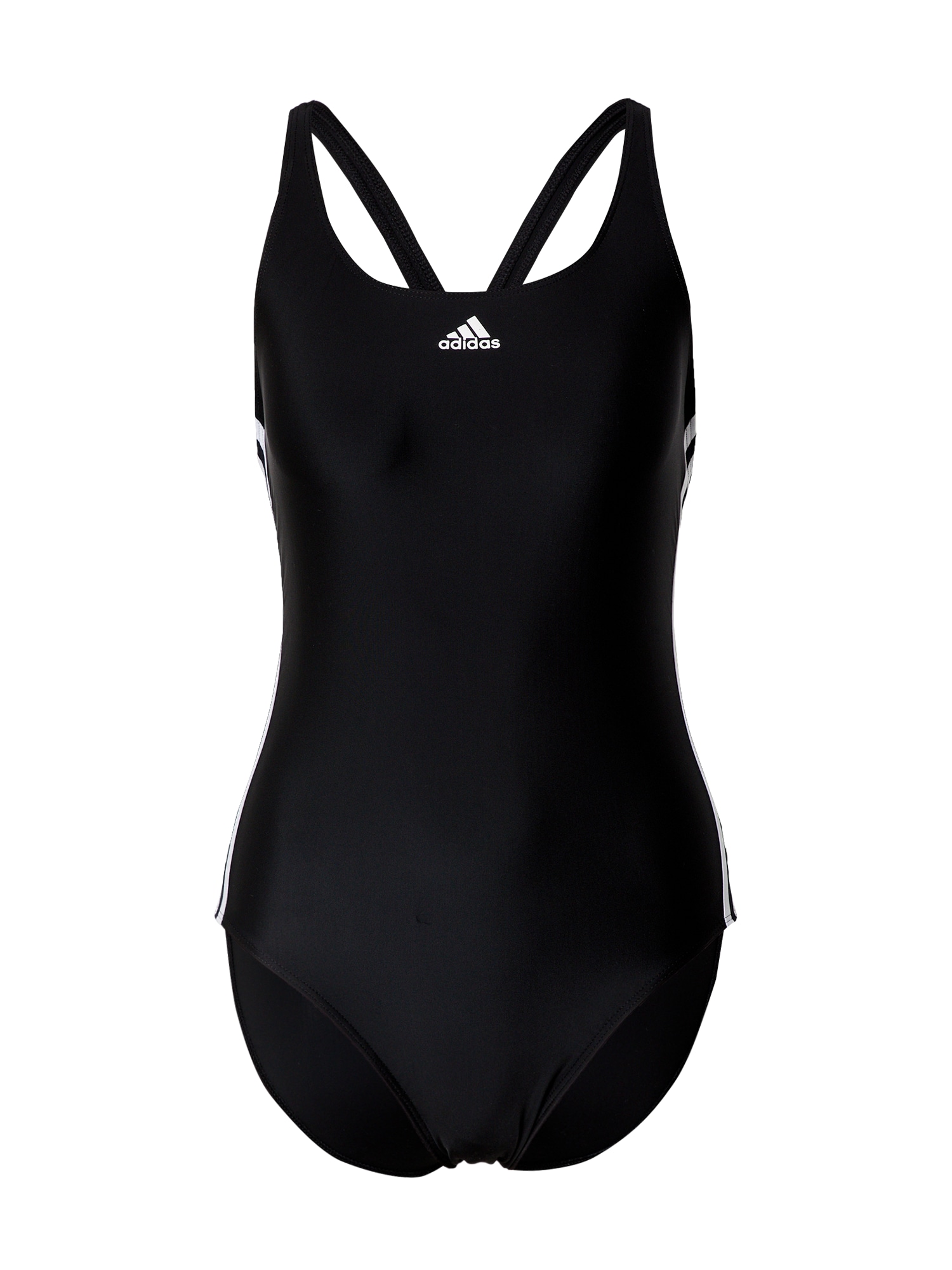 ADIDAS SPORTSWEAR Športové jednodielne plavky 'Sh3.Ro Classic 3-Stripes'  čierna / biela