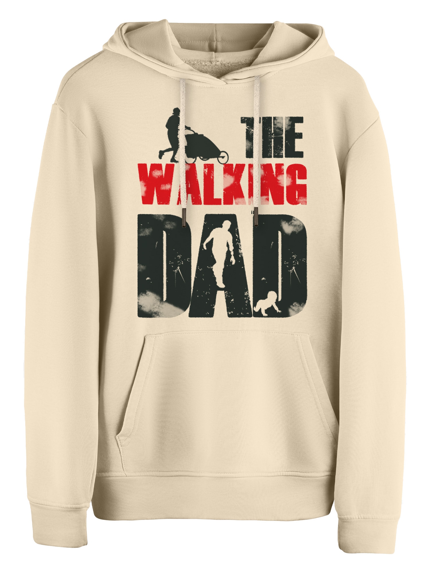 Cotton Prime Sudadera 'The Walking Dad'  arena / rojo / negro