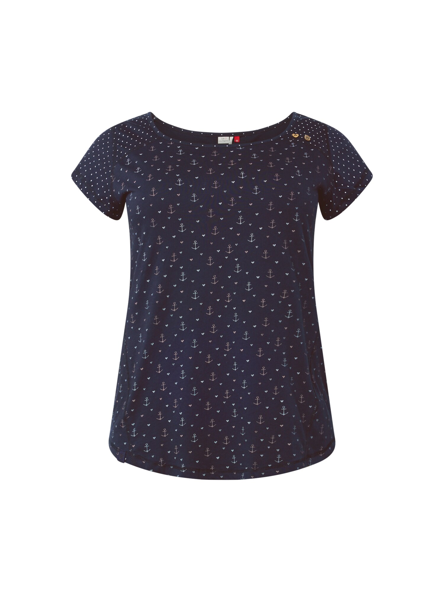 Ragwear Plus Marškinėliai 'ROSANNE' tamsiai mėlyna