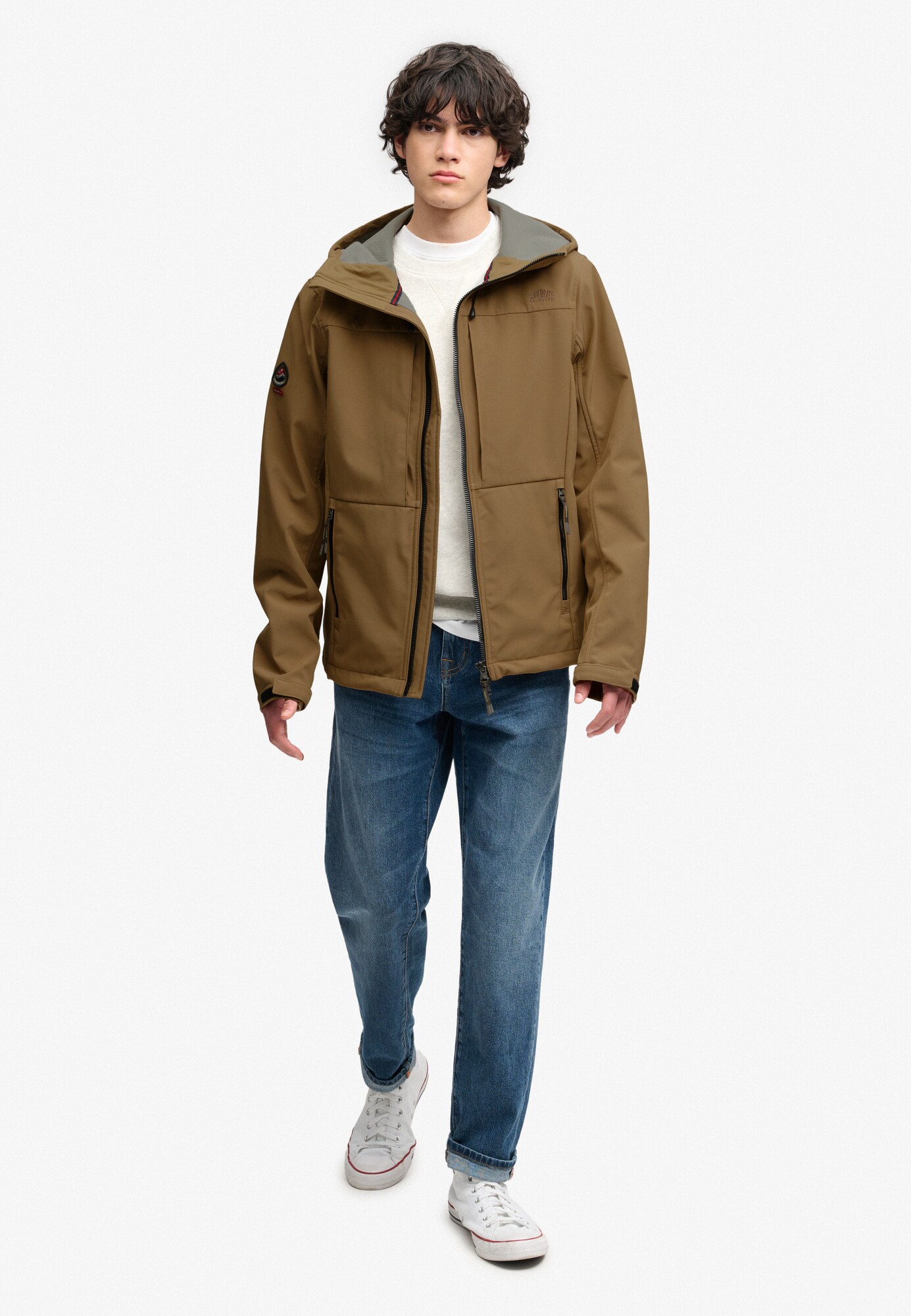 Superdry & Co Chaqueta de entretiempo  camelo – imagen 4