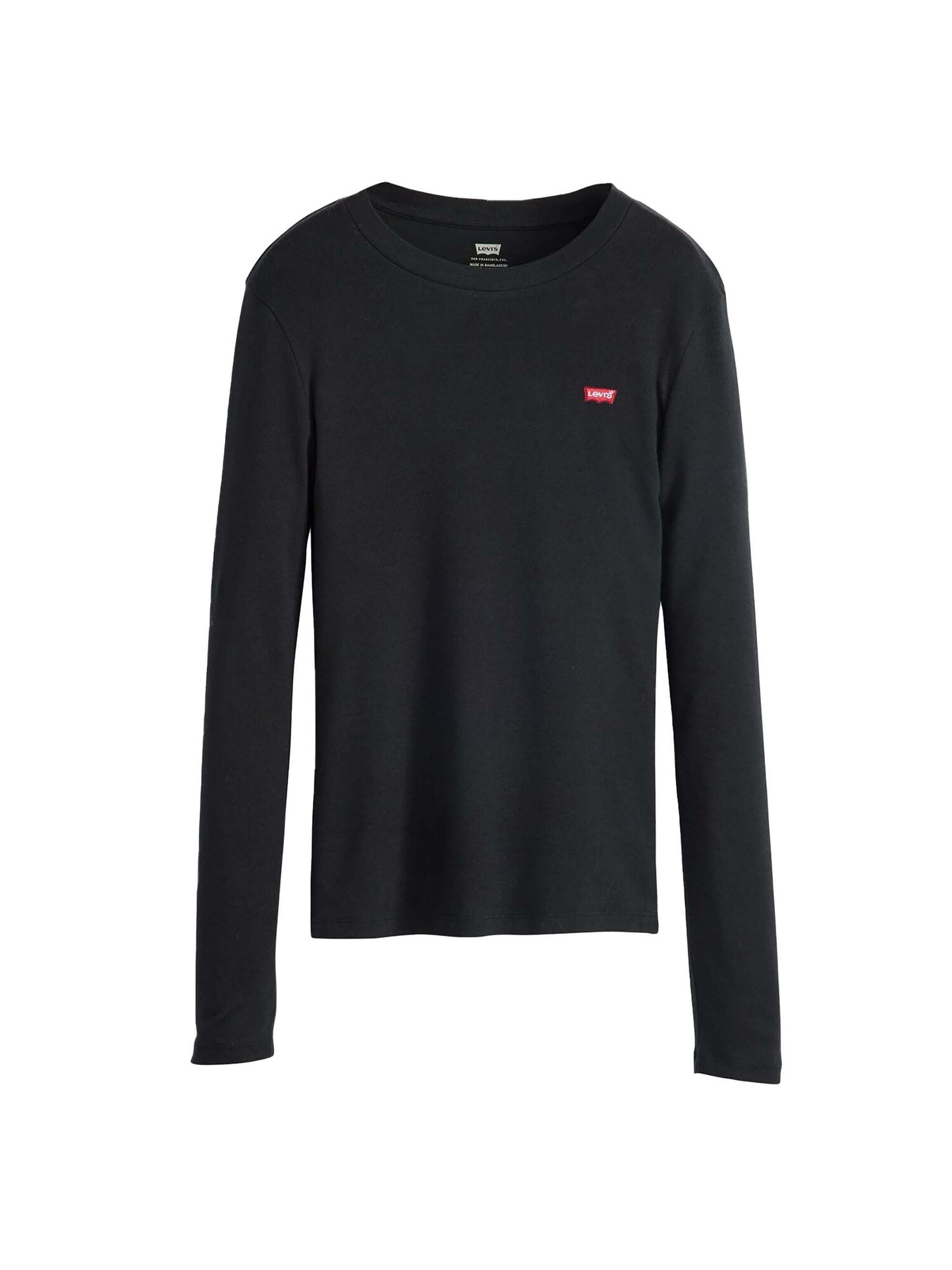 LEVIS ® Tricou Essential Housemark Long Sleeve Tee  roșu / negru / alb