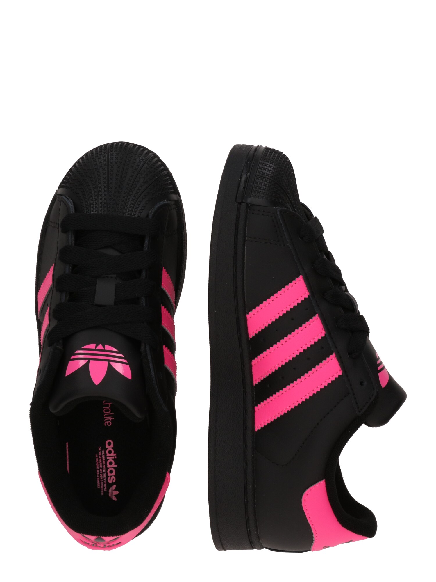 ADIDAS ORIGINALS Sportcipő 'SUPERSTAR II C'  rózsaszín / fekete termék 2. képe