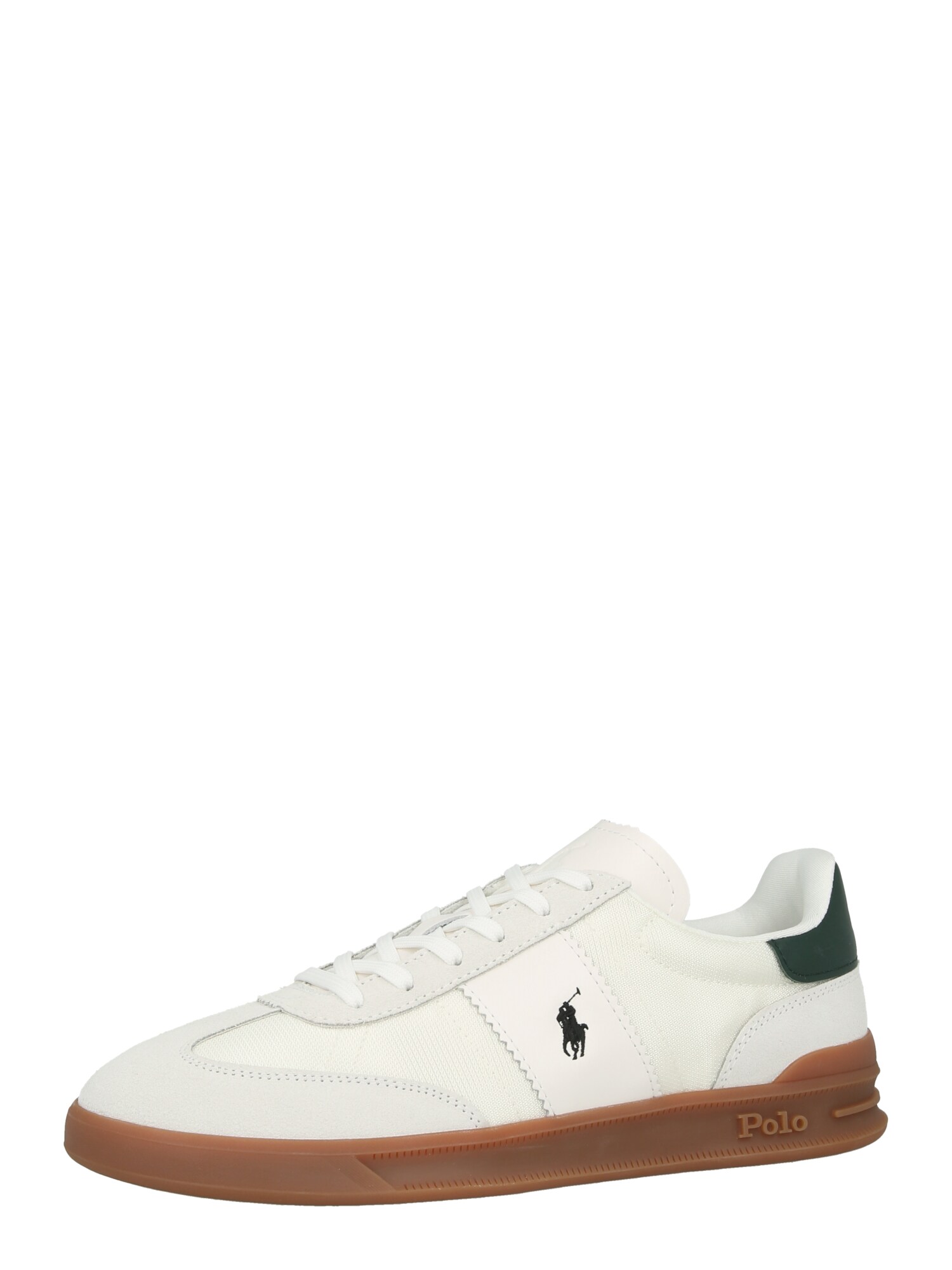 Polo Ralph Lauren Sneaker low  verde închis / alb / alb murdar