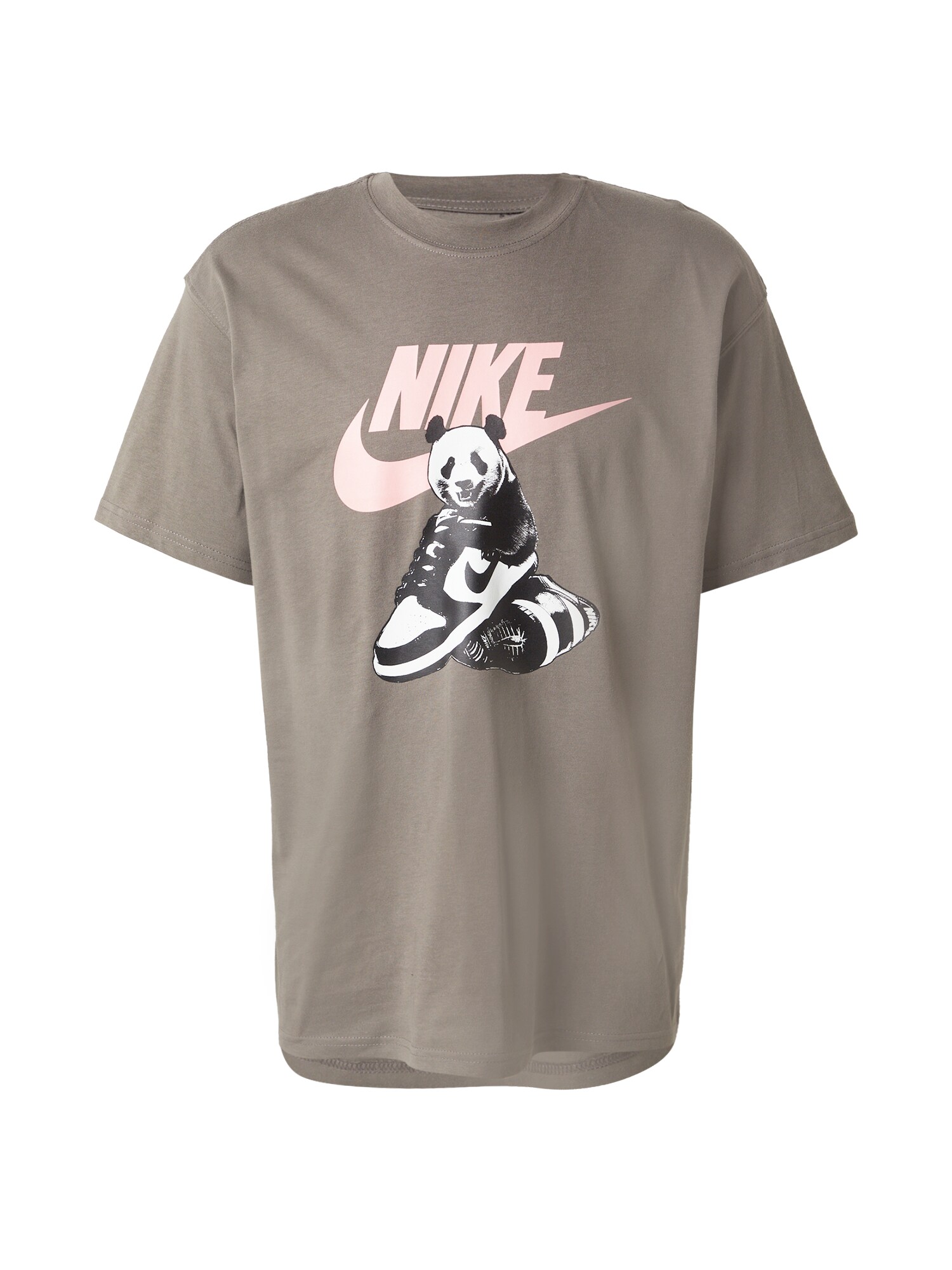 Nike Sportswear Póló  taupe / rózsaszín / fekete / fehér akciós termékkép 1
