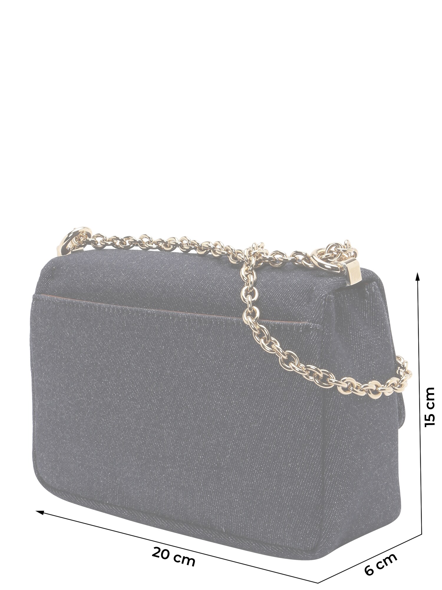 FURLA Válltáska  sötétkék / barna / arany termék 2. képe